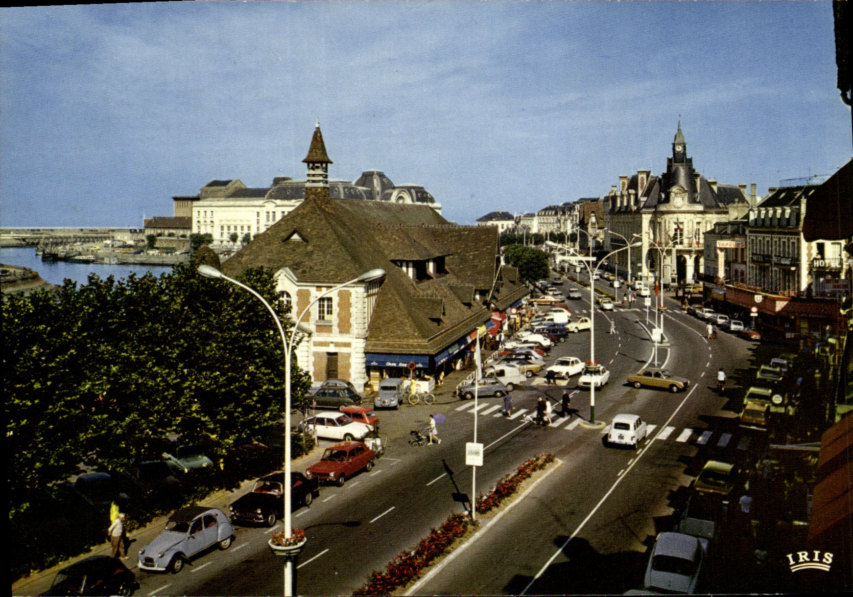 MODERN CARD Trouville Deauville the Fish shop Quay F Moureaux