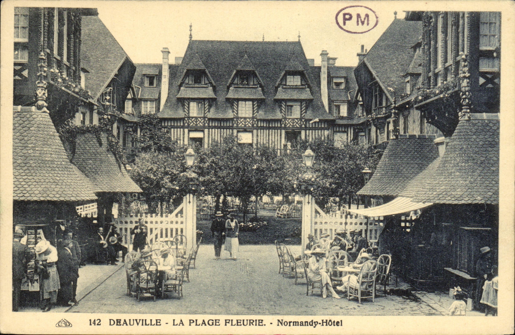 CPA Deauville La Plage Fleurie Normandy Hotel