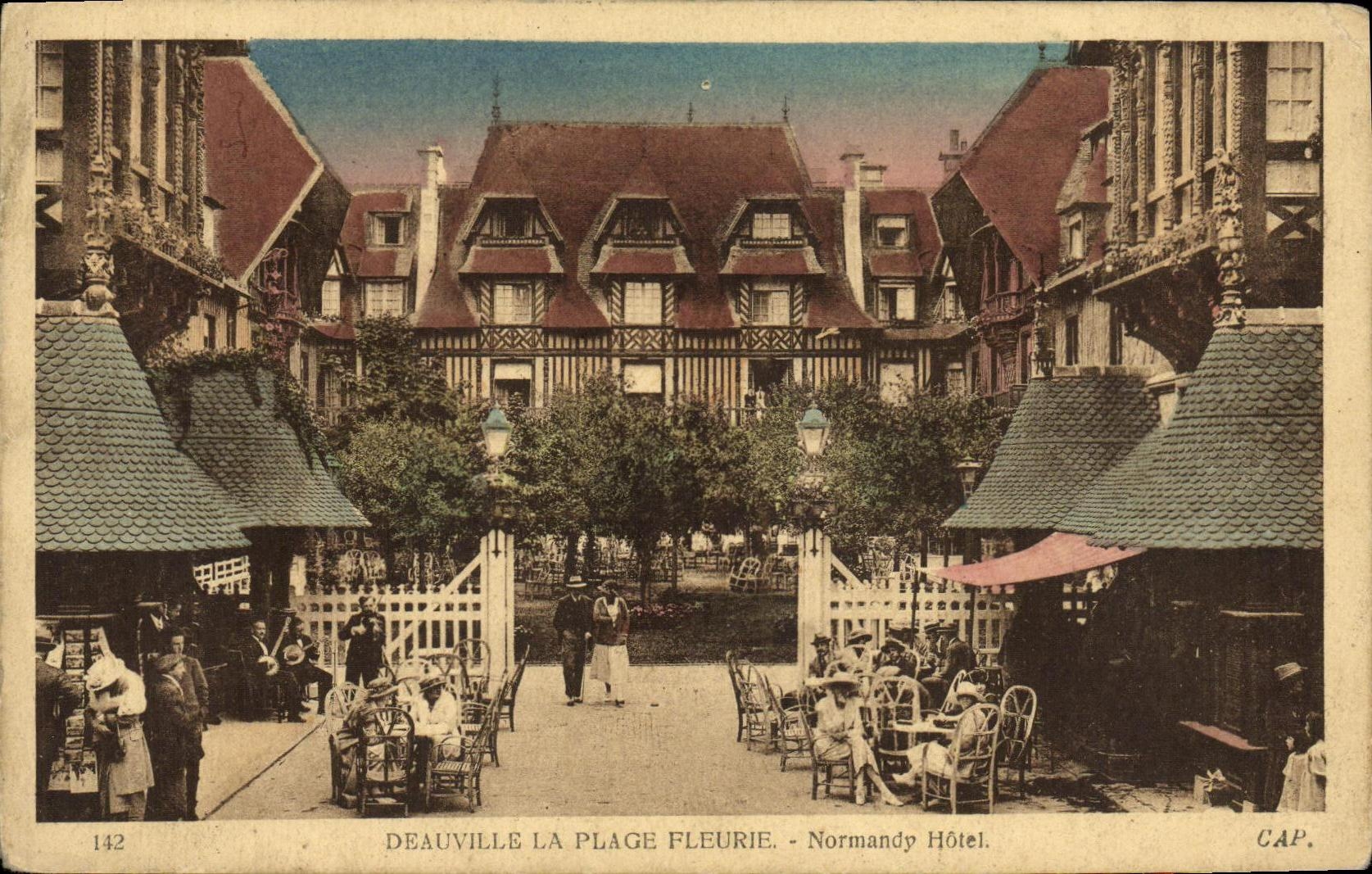 CPA Deauville La Plage Fleurie Normandy Hotel