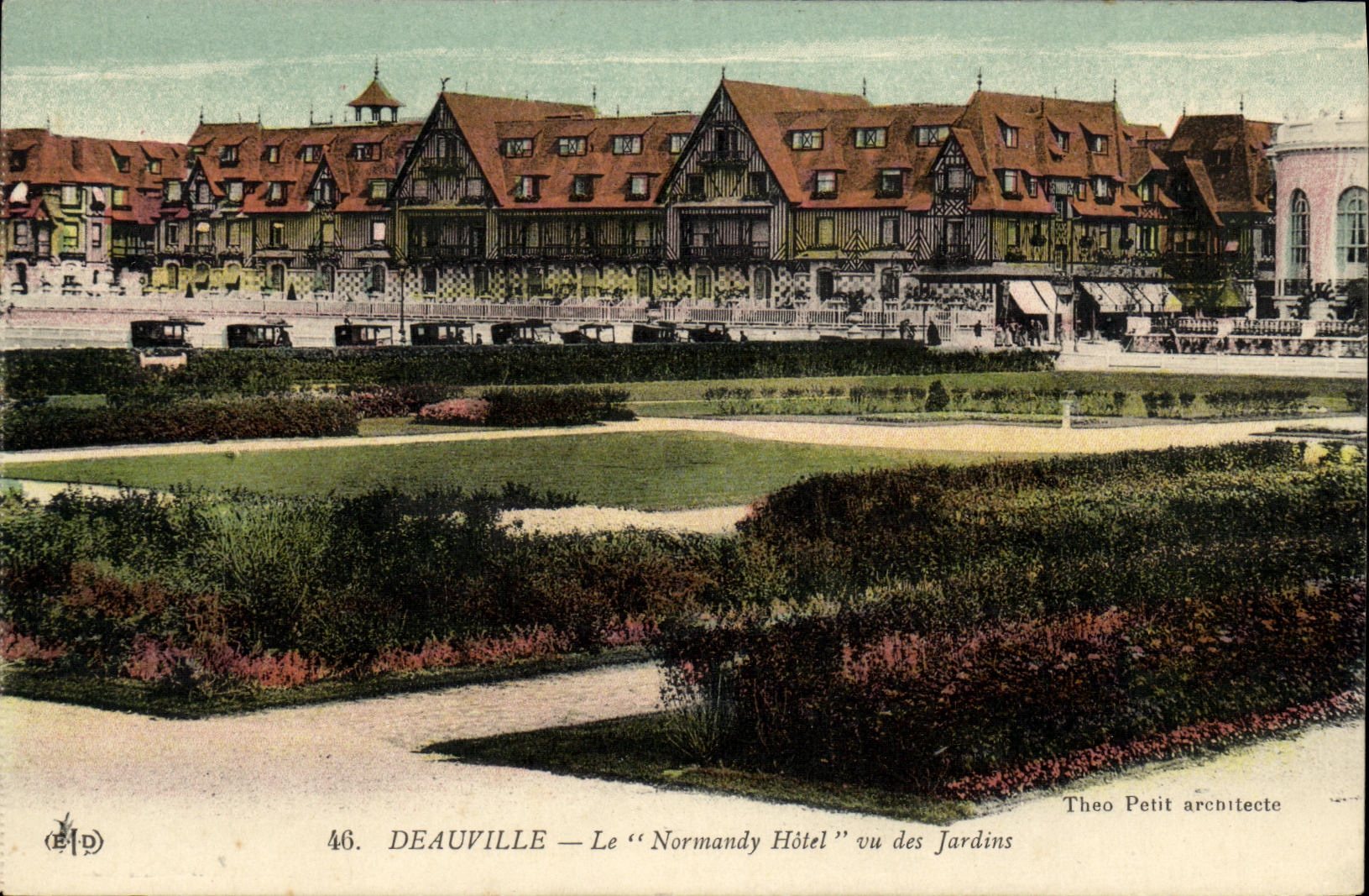 CPA Deauville Le Casino et Normandy Hotel