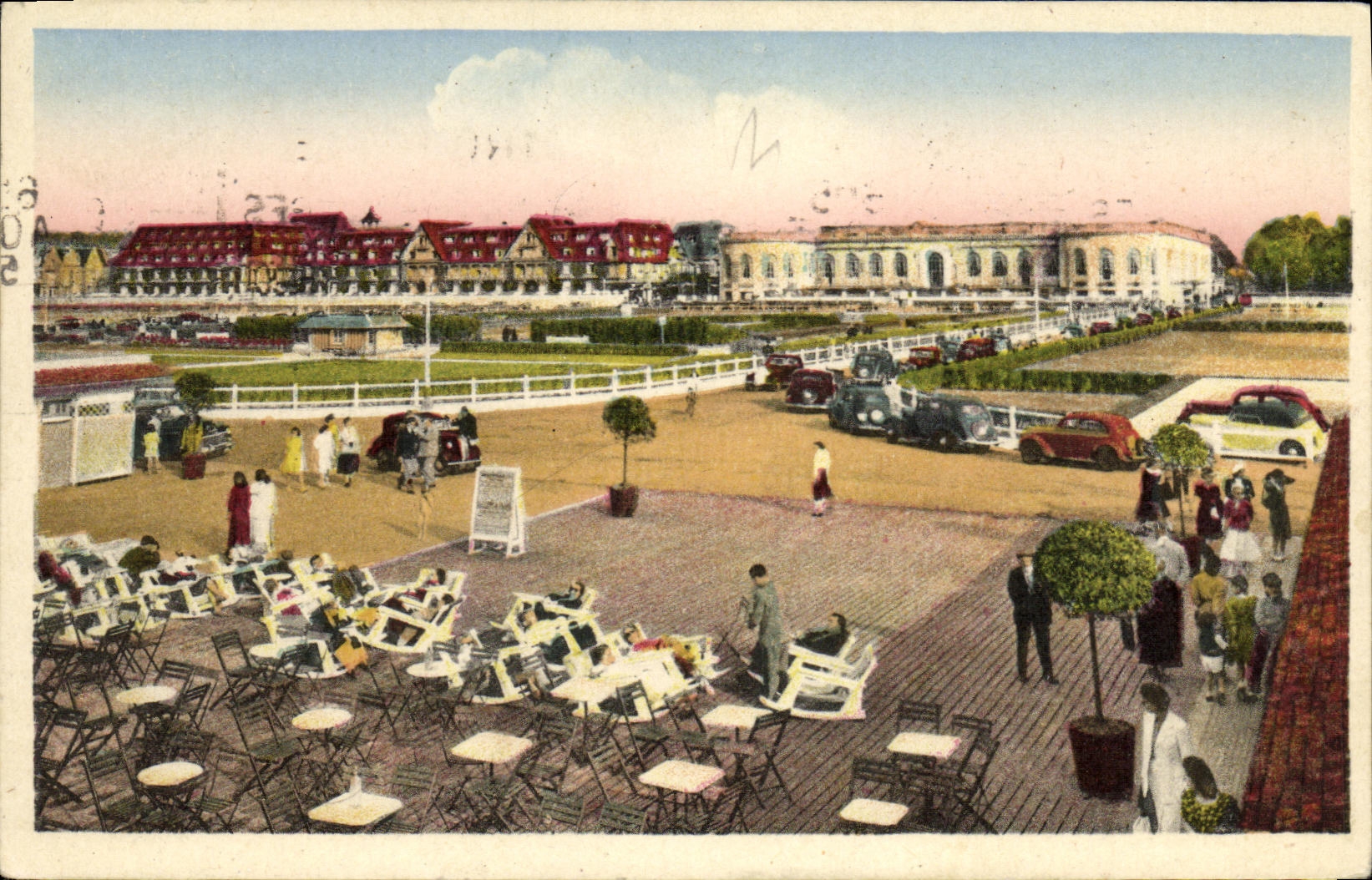 CPA Deauville Le Casino et Normandy Hotel