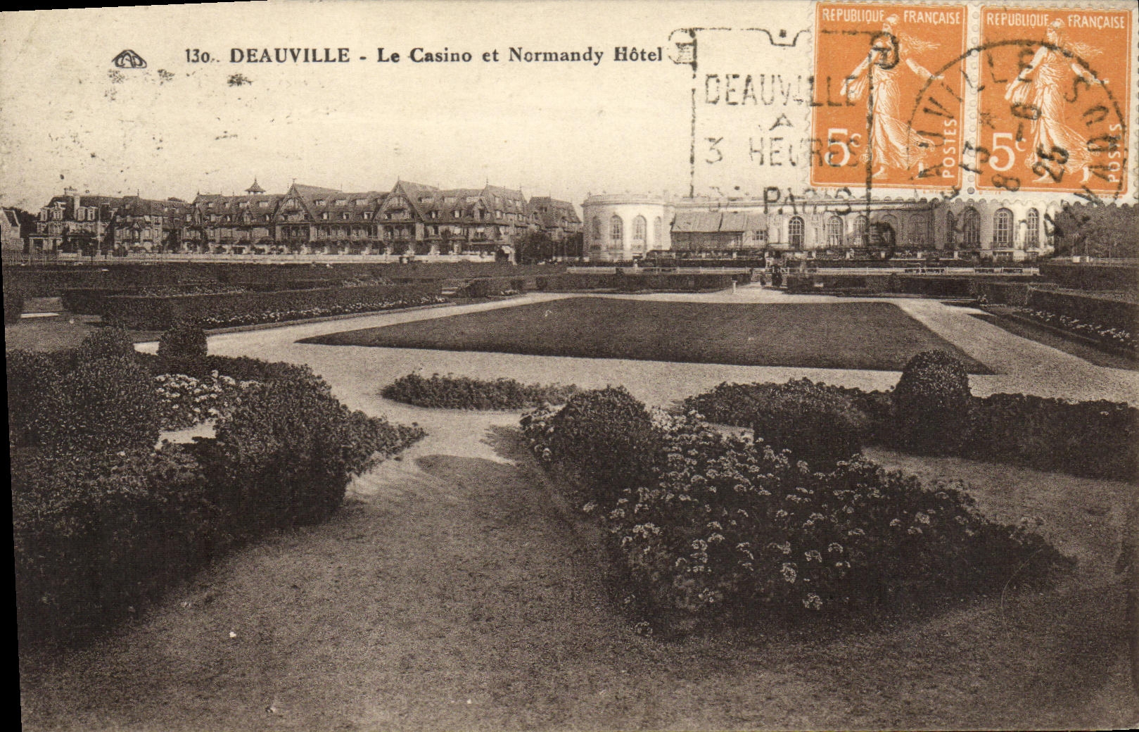 CPA Deauville Le Casino et Normandy Hotel