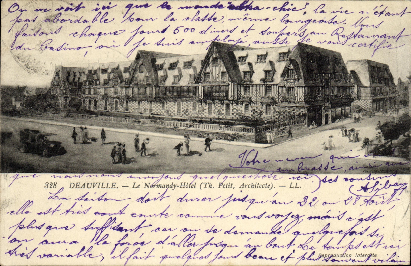 CPA Deauville Normandy Hotel 
