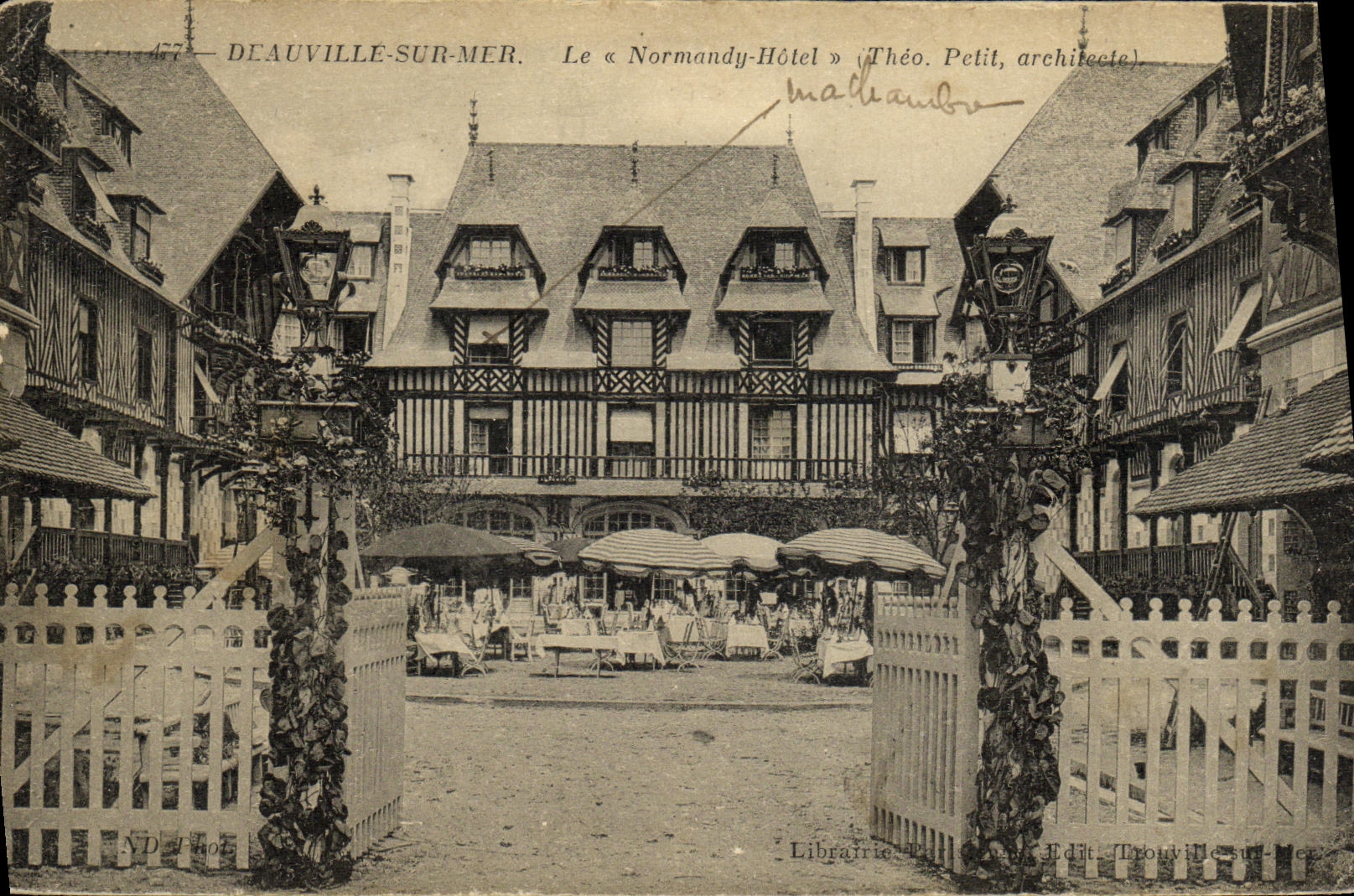 CPA Deauville Normandy Hotel 