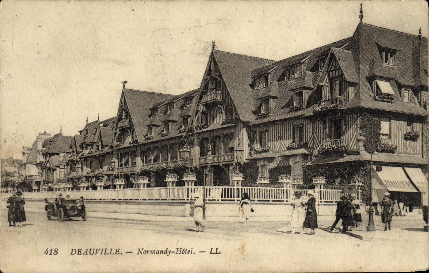 CPA Deauville La Plage Fleurie Normandy Hotel 
