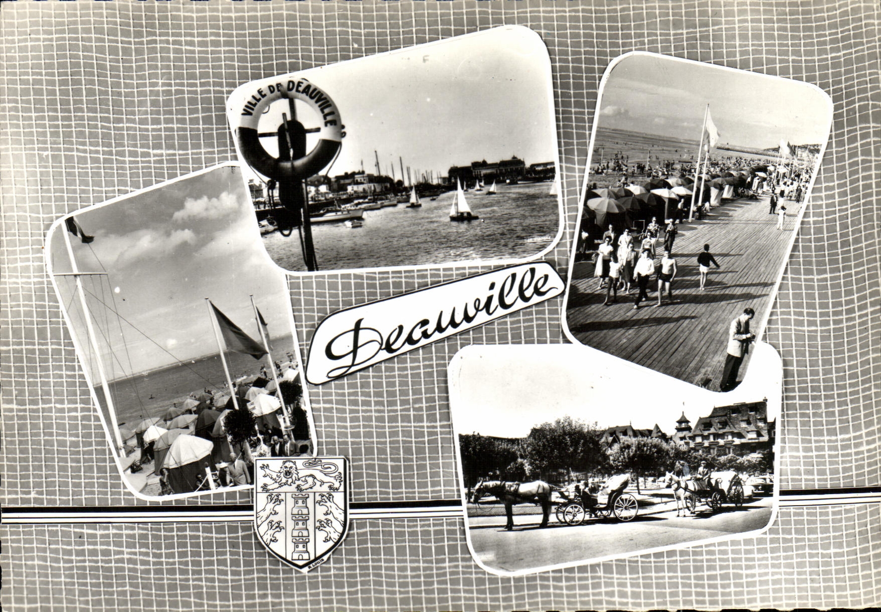 CPM Deauville La Plage Bassin des yachts Les planches