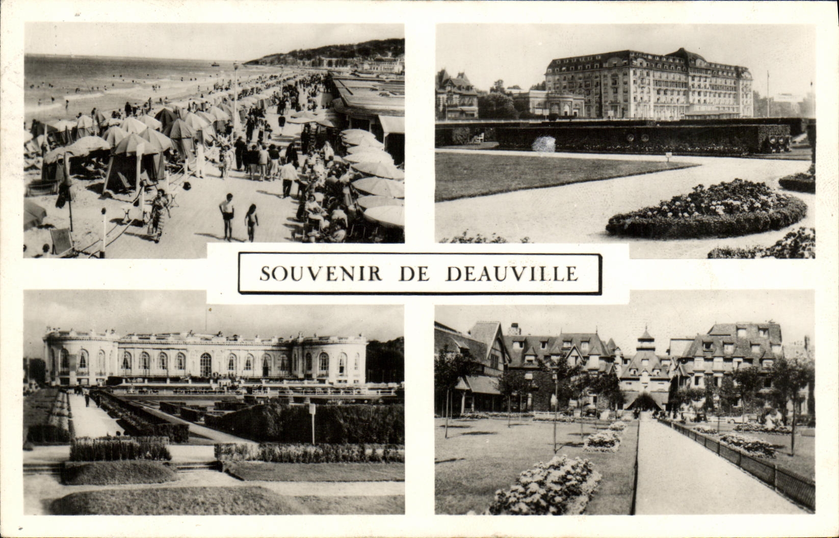 POSTAL MODERNA para recordar de Deauville