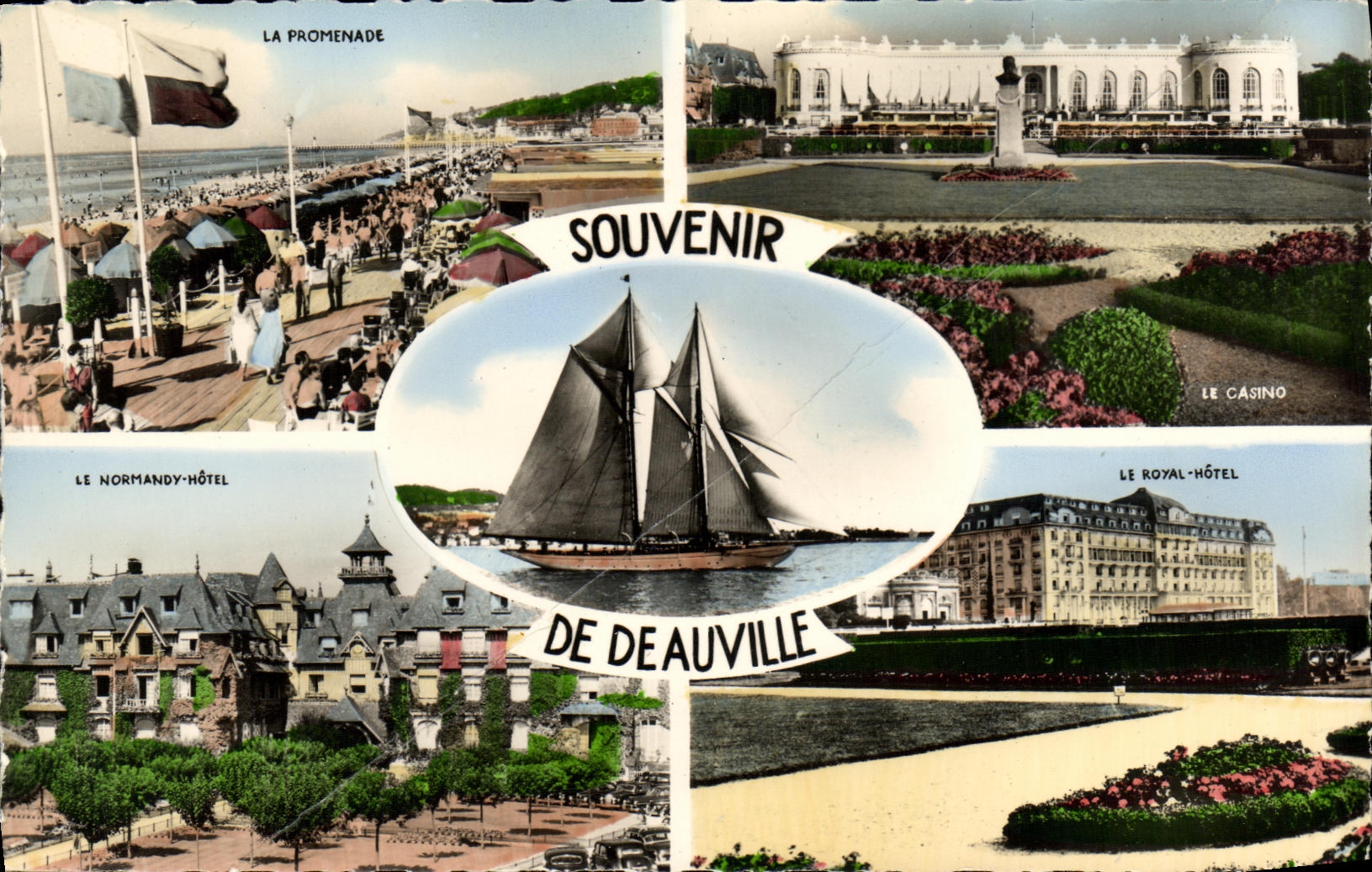 CPM Souvenir de Deauville