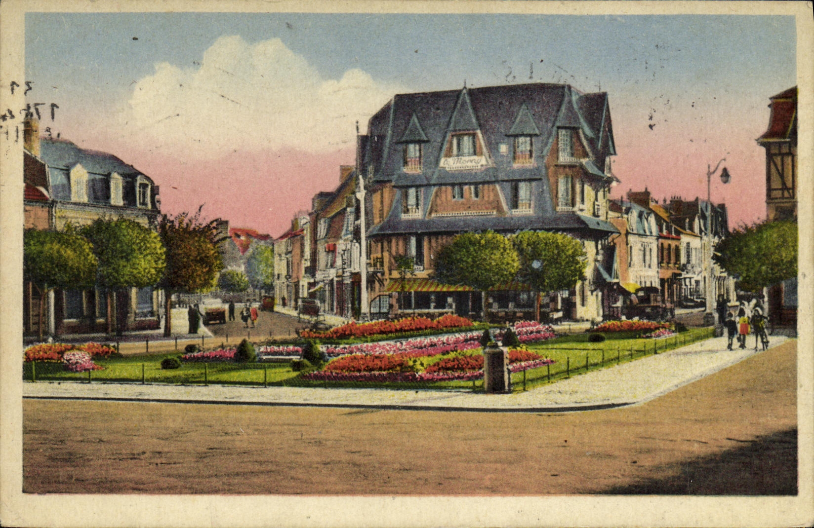 La POSTAL Deauville de la VENDIMIA coloca Morny
