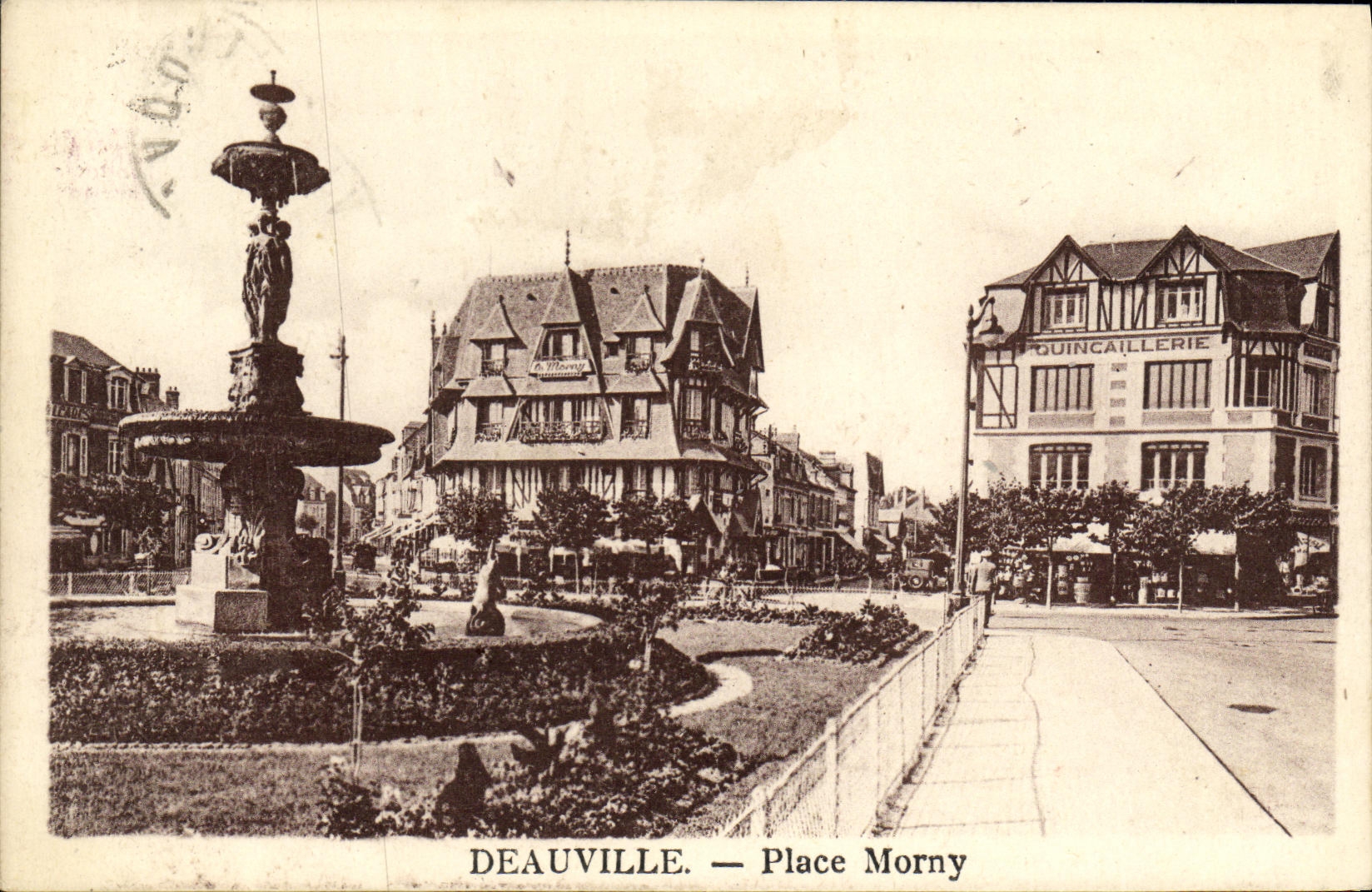 CPA Deauville Place Morny 