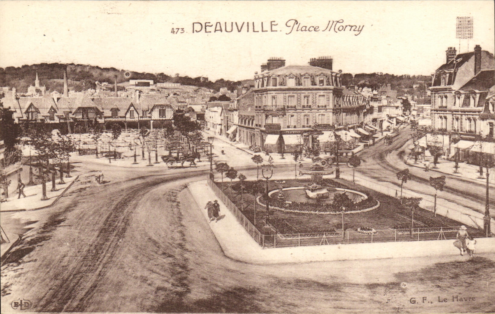 CPA Deauville Place Morny