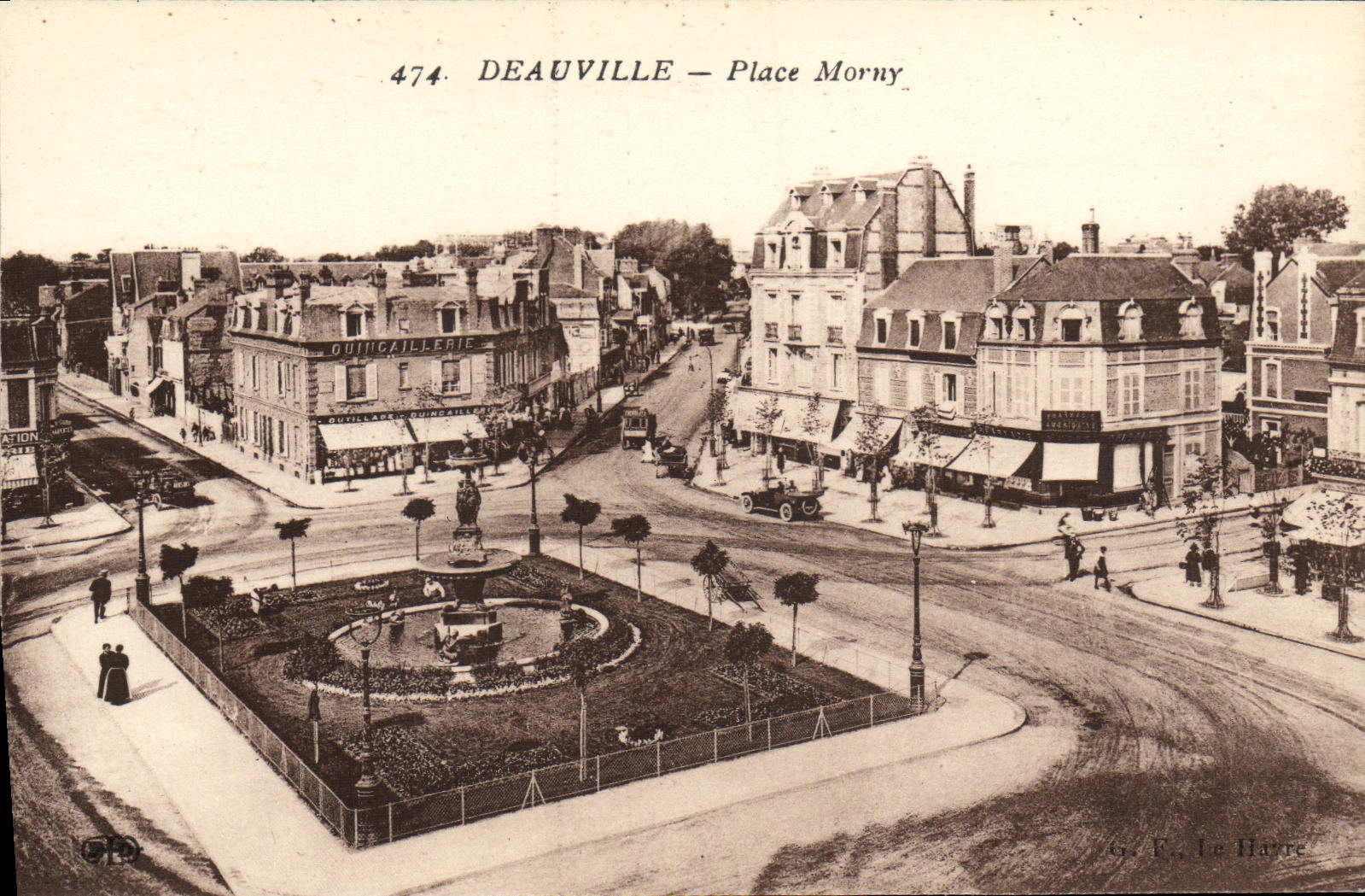 CPA Deauville Place Morny