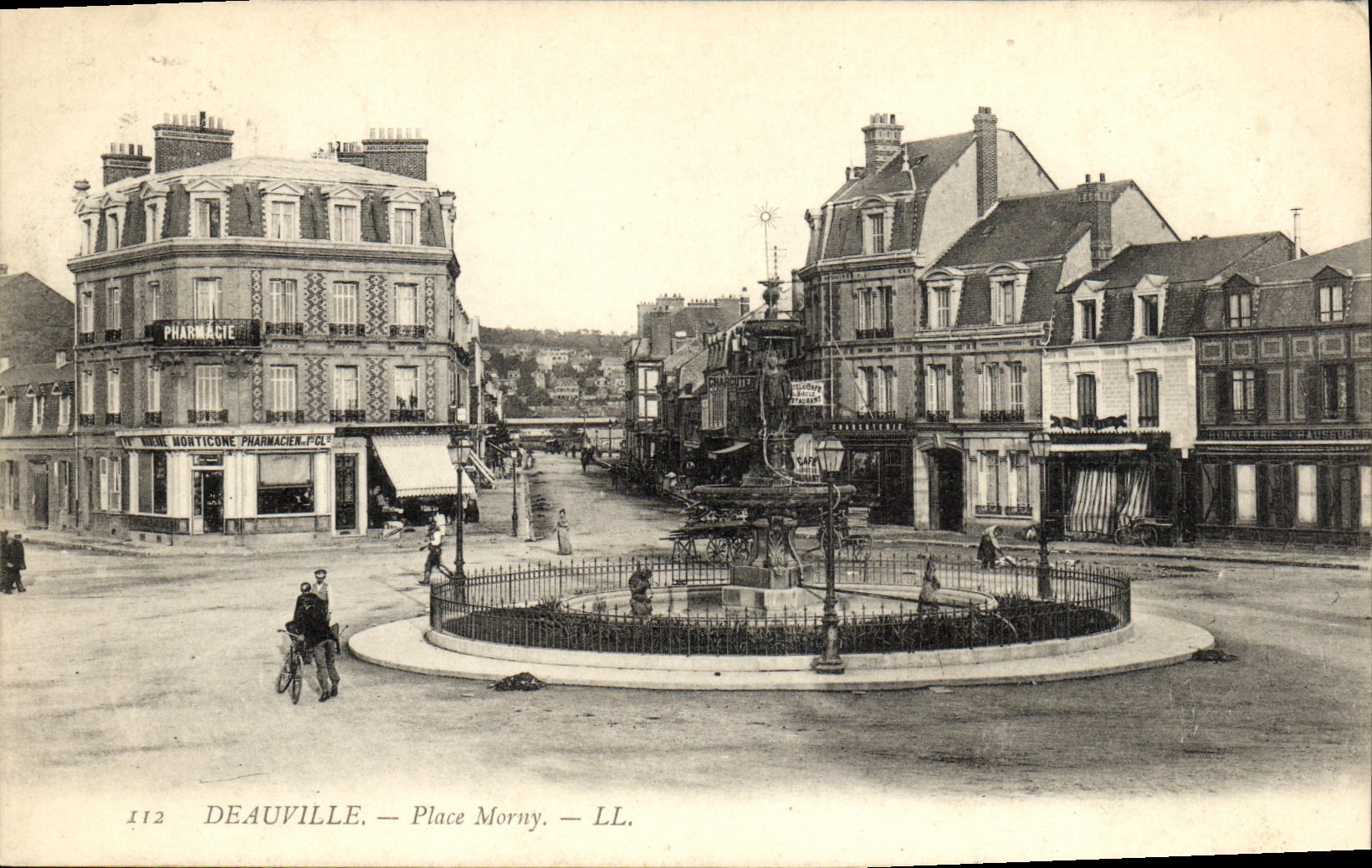 CPA Deauville Place Morny 