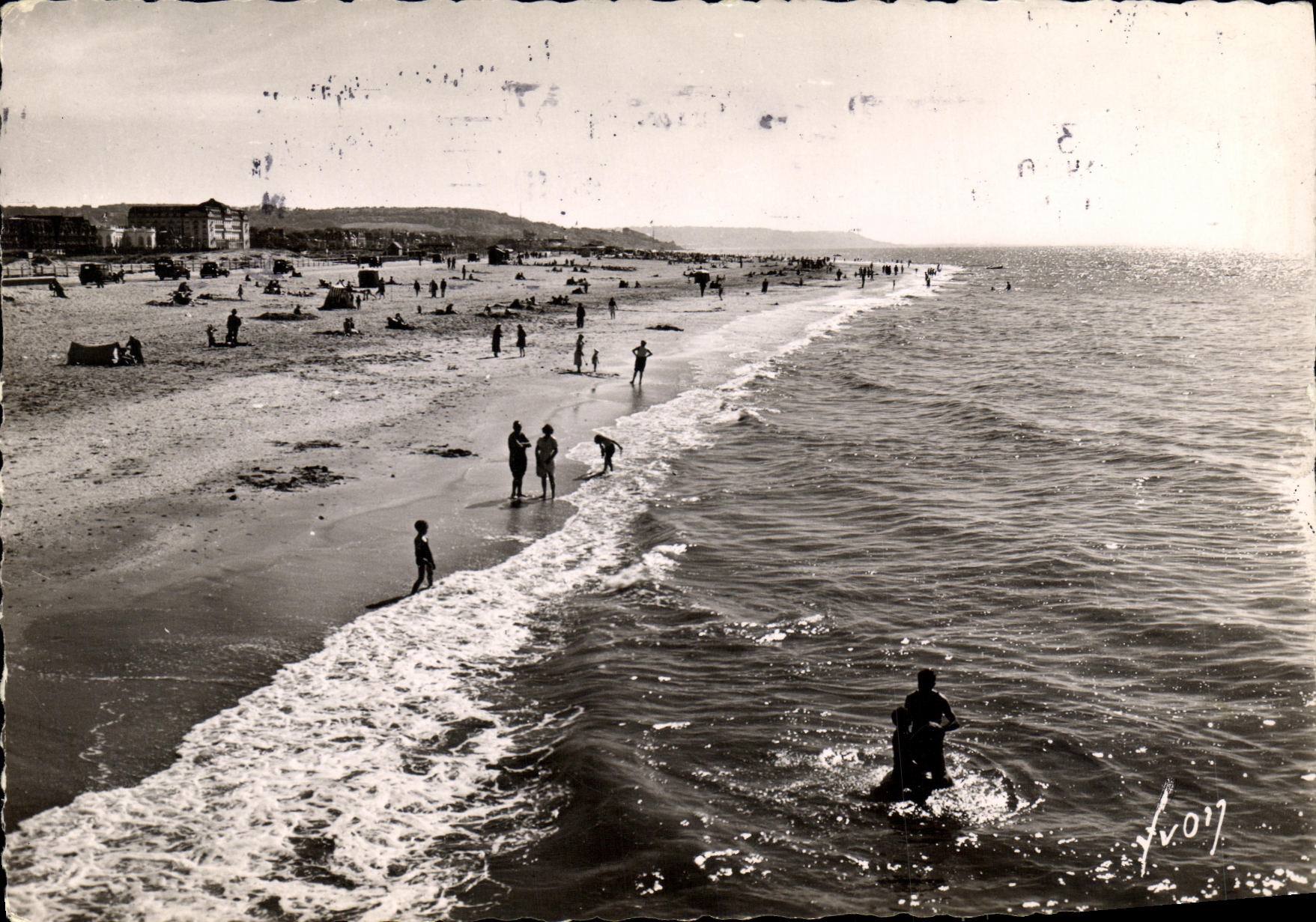 CPM Deauville La Plage 