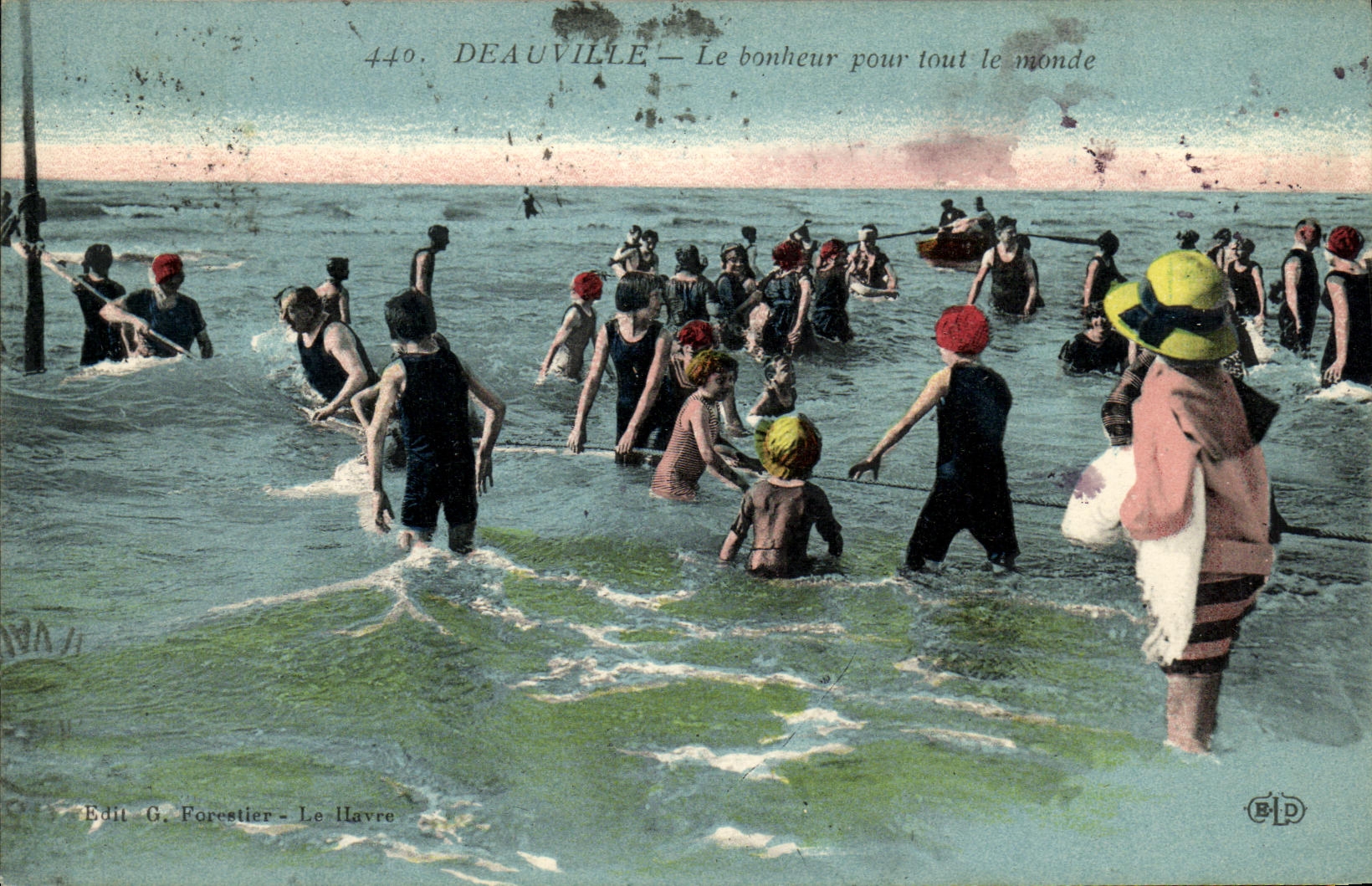 CPA Deauville Le bonheur pour tout le monde