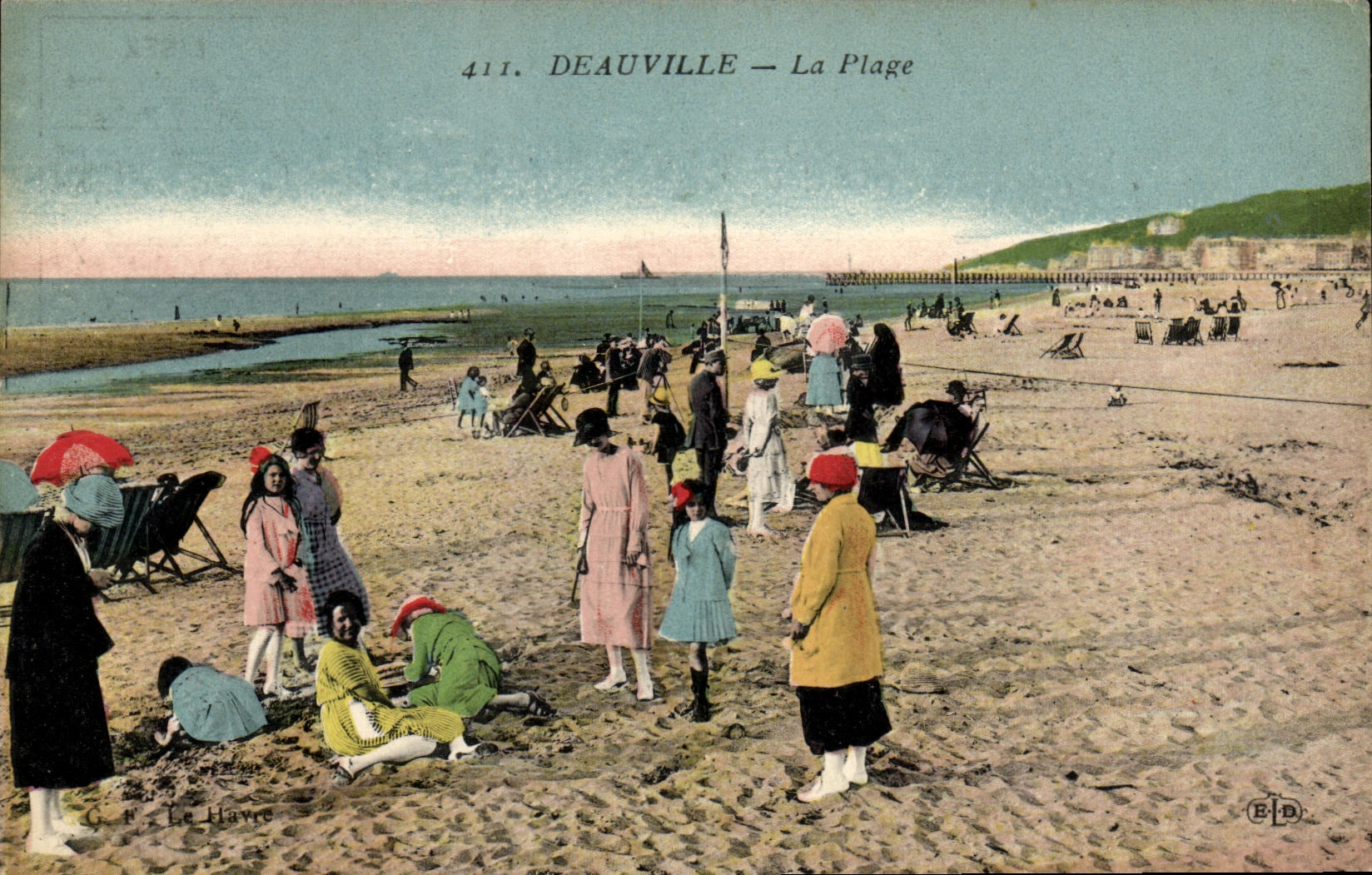 CPA Deauville La Plage