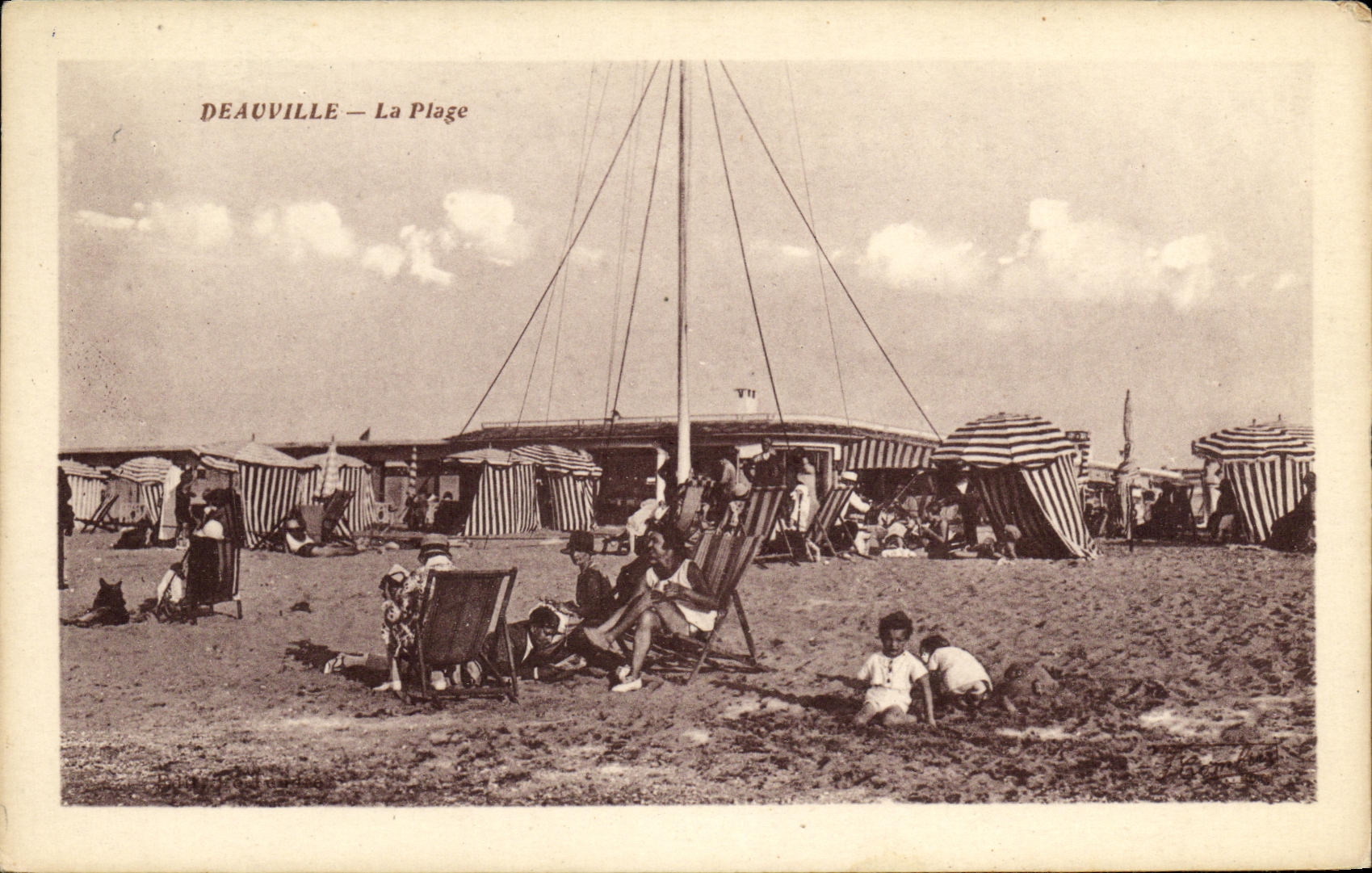 CPA Deauville La Plage