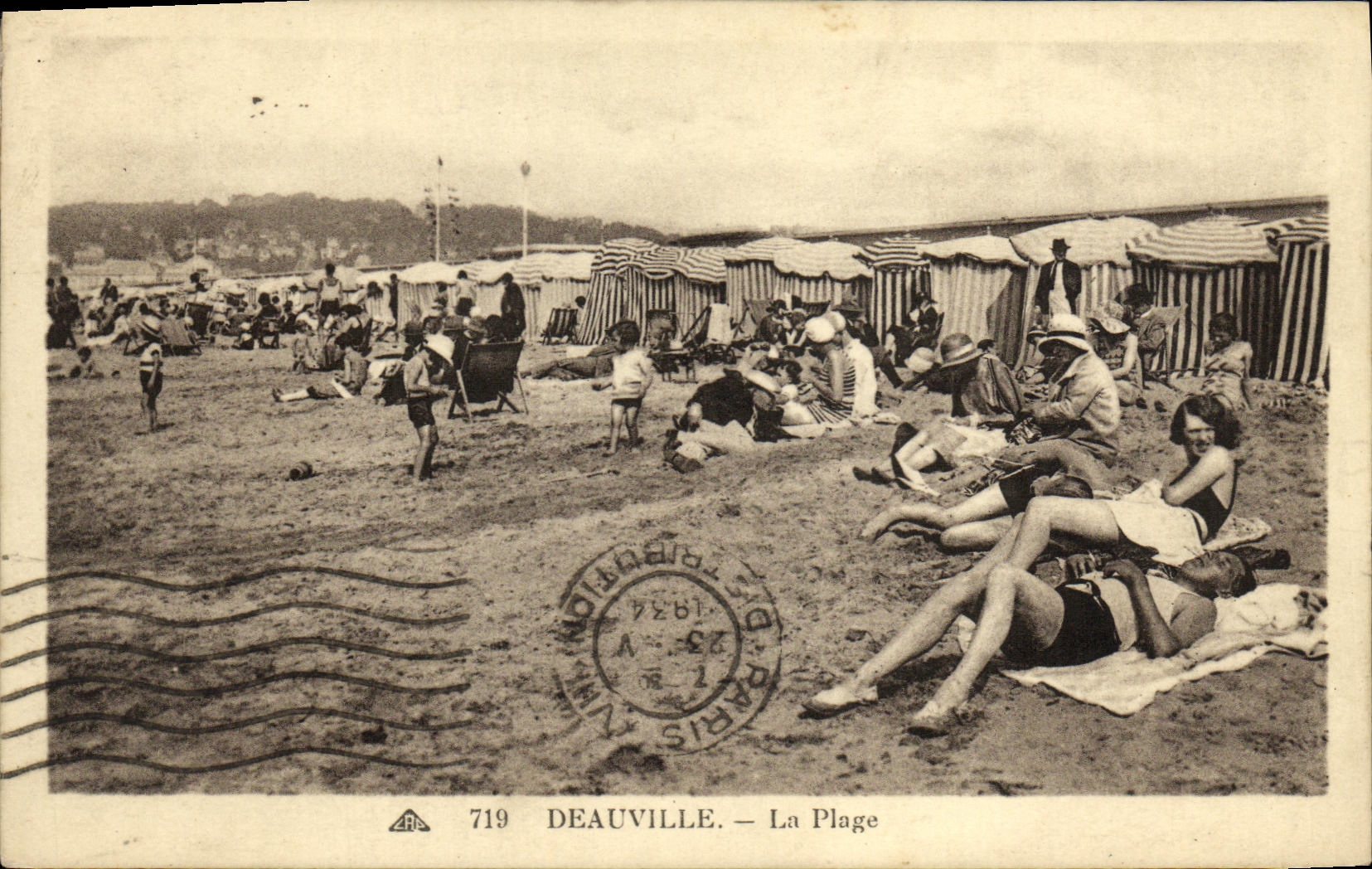 CPA Deauville La Plage 
