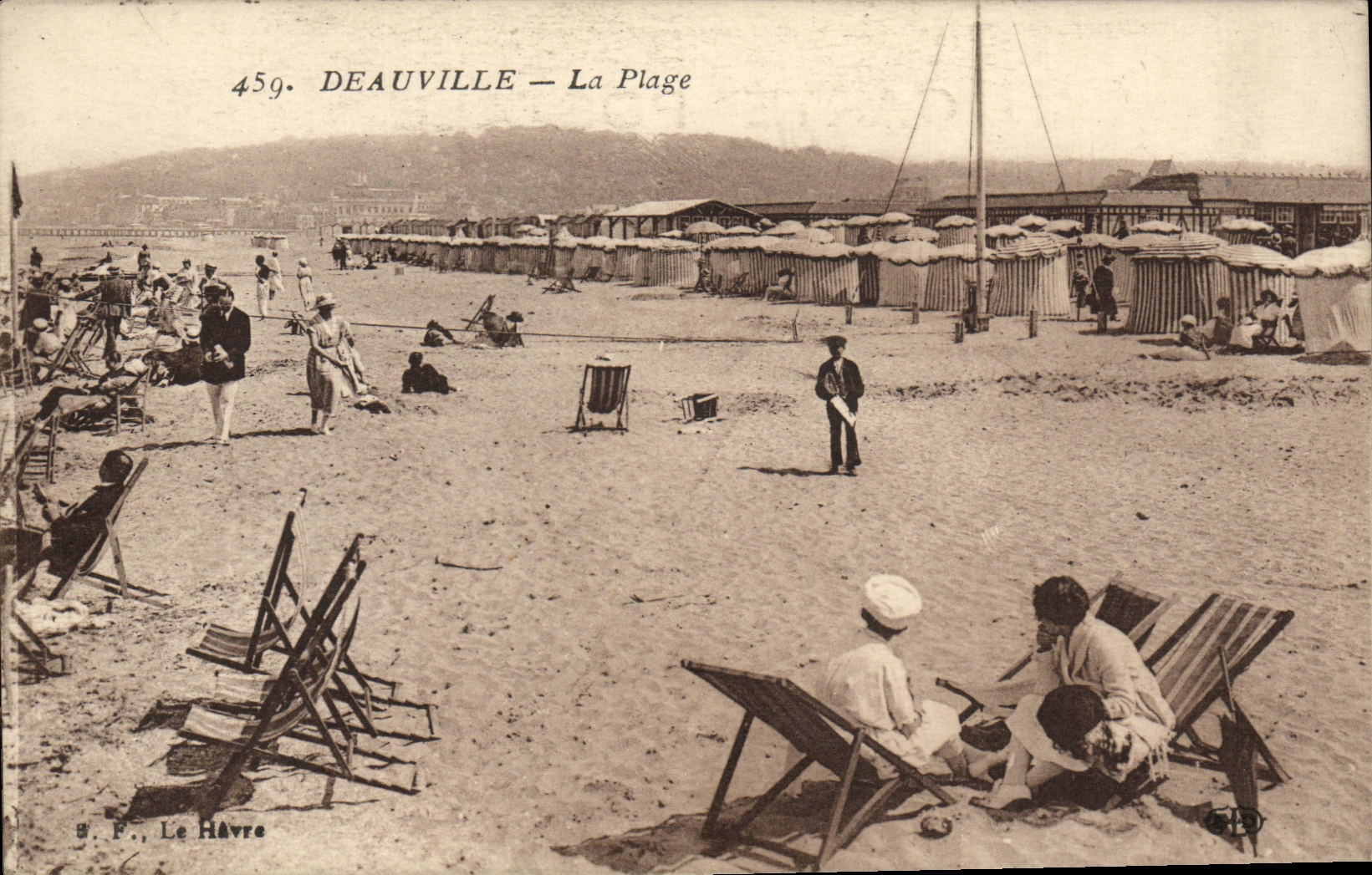 CPA Deauville La Plage 