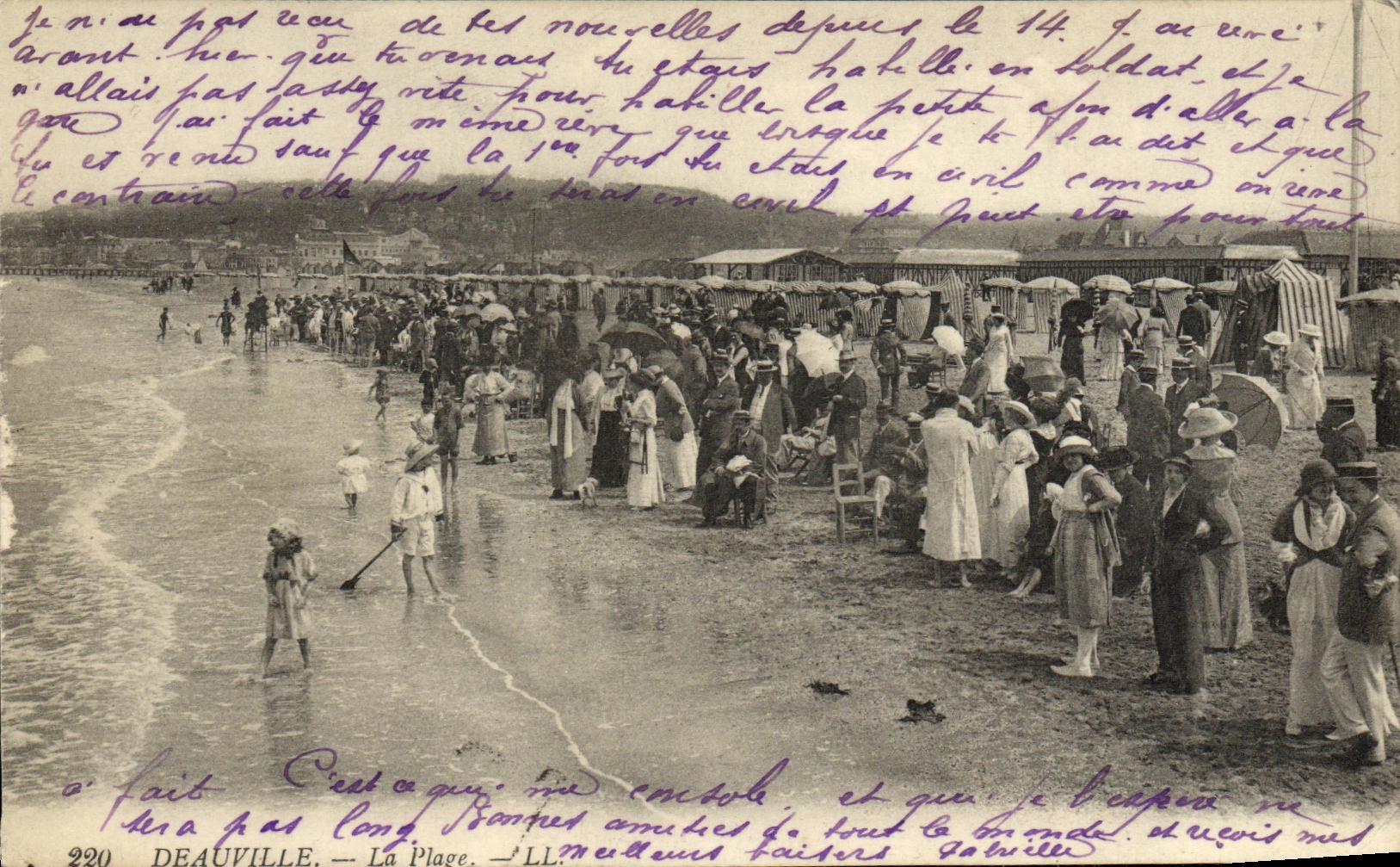 CPA Deauville La Plage 