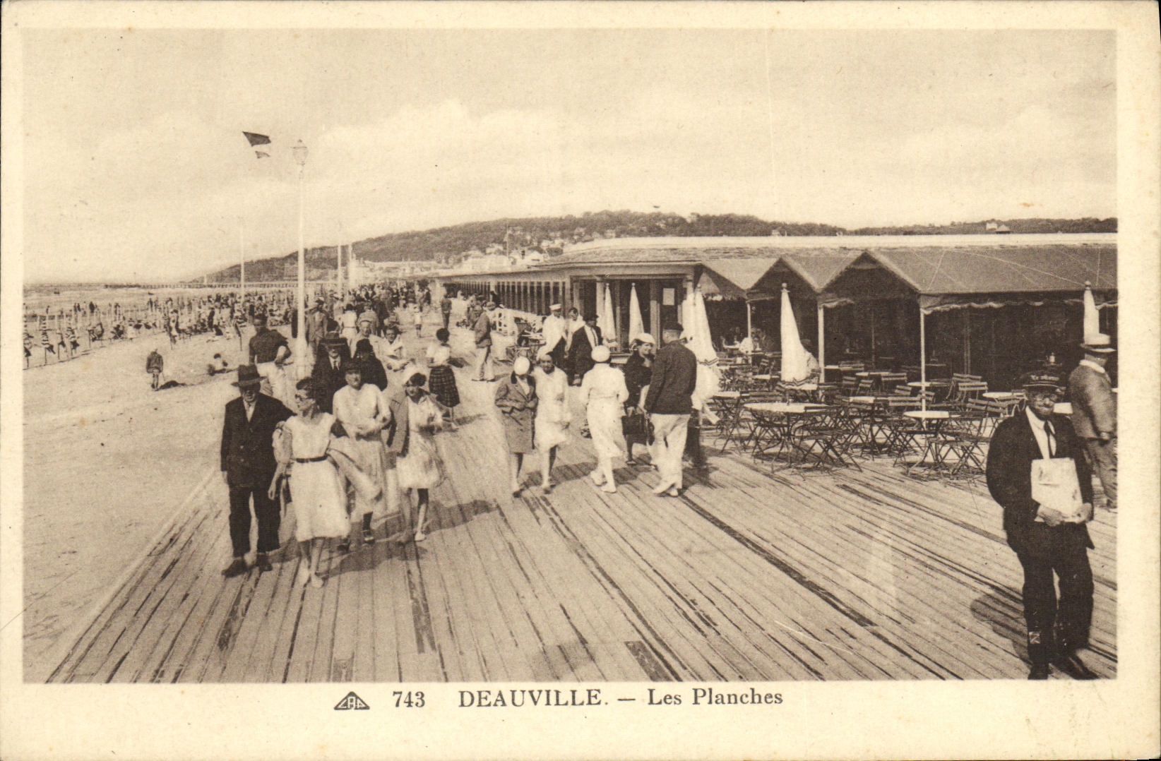 CPA Deauville Les Planches