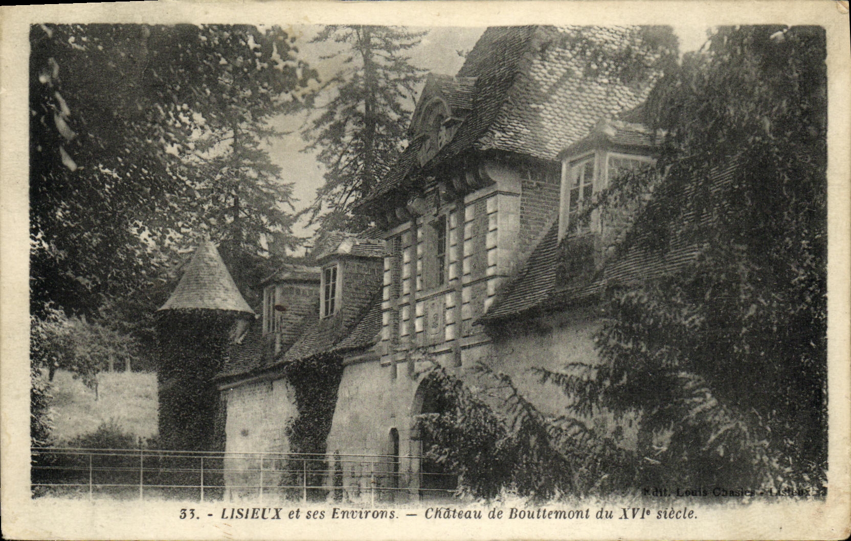 CPA Lisieux et ses Environs Chateau de Bouttemont du XVl e siecle