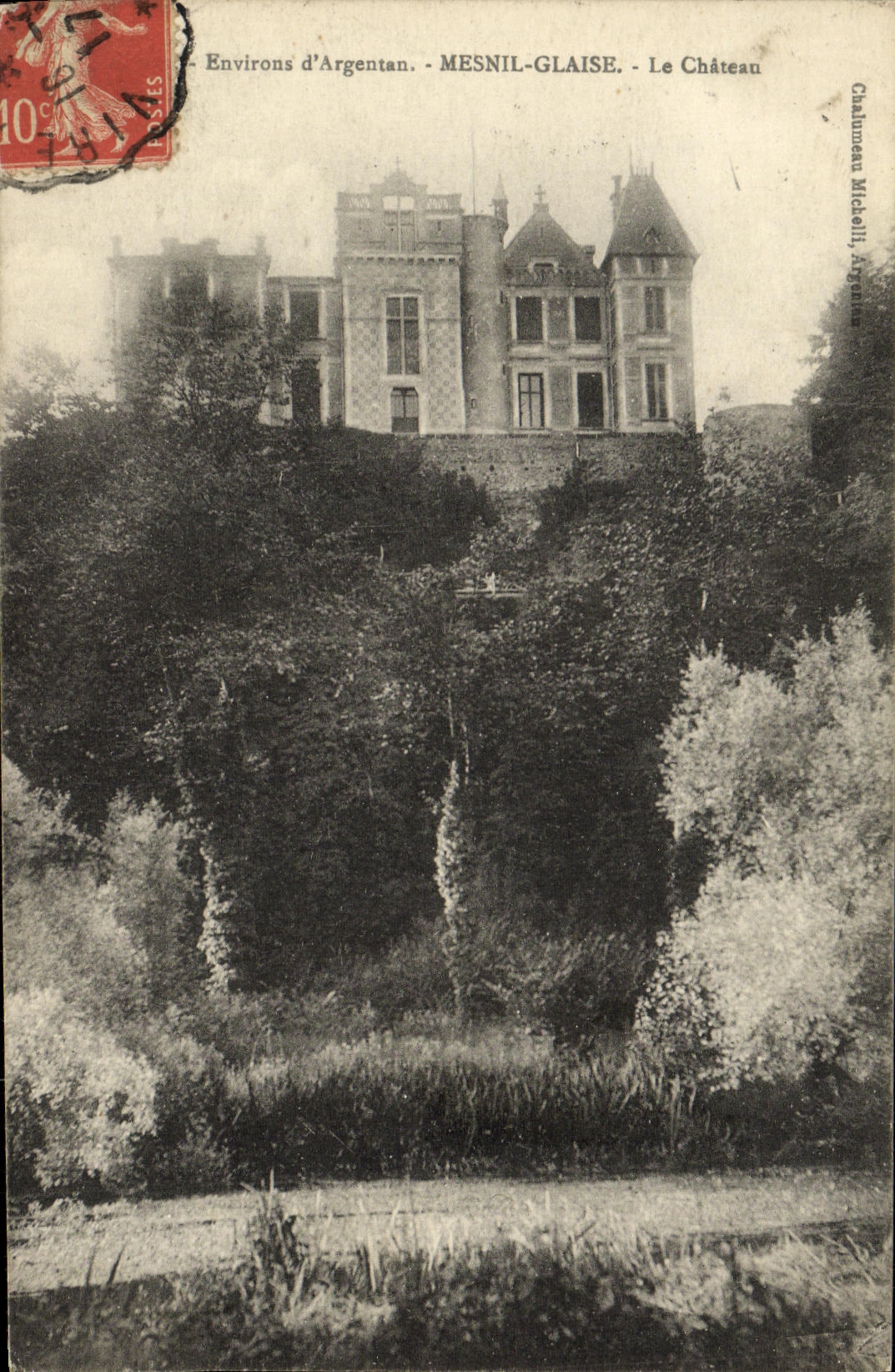 CPA Environs d Argentan Mesnil Galaise Le Chateau