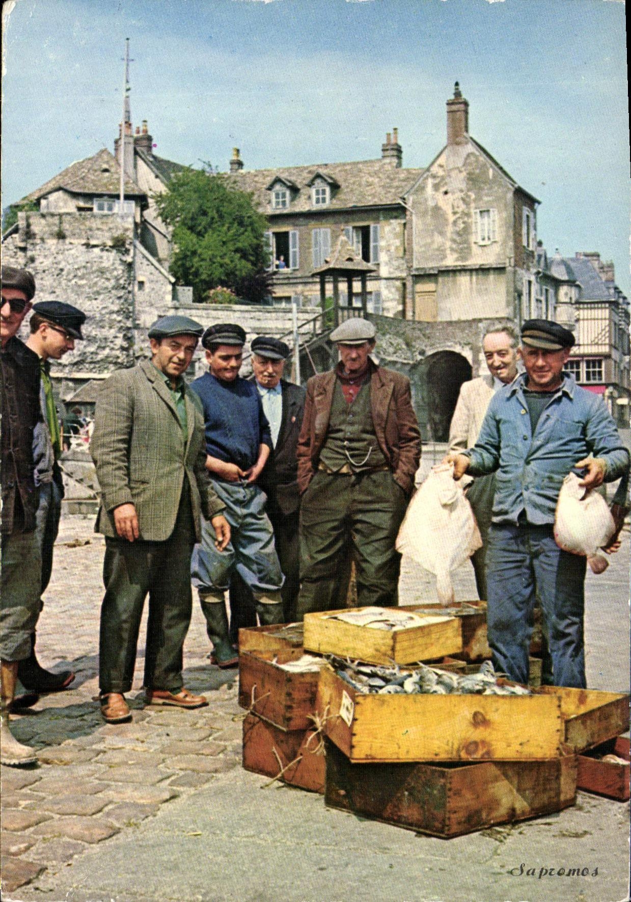 POSTAL MODERNA vuelta de Honfleur del pecado