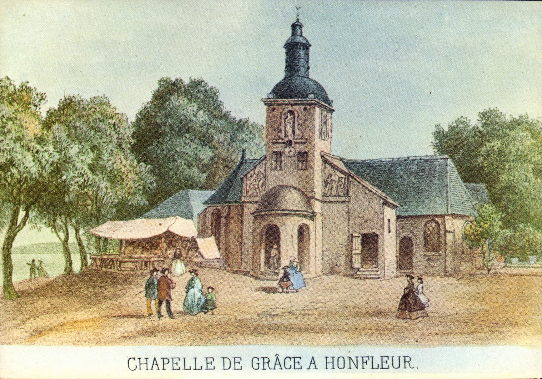 POSTAL MODERNA ND de la camara acorazada de Honfleur de la tolerancia