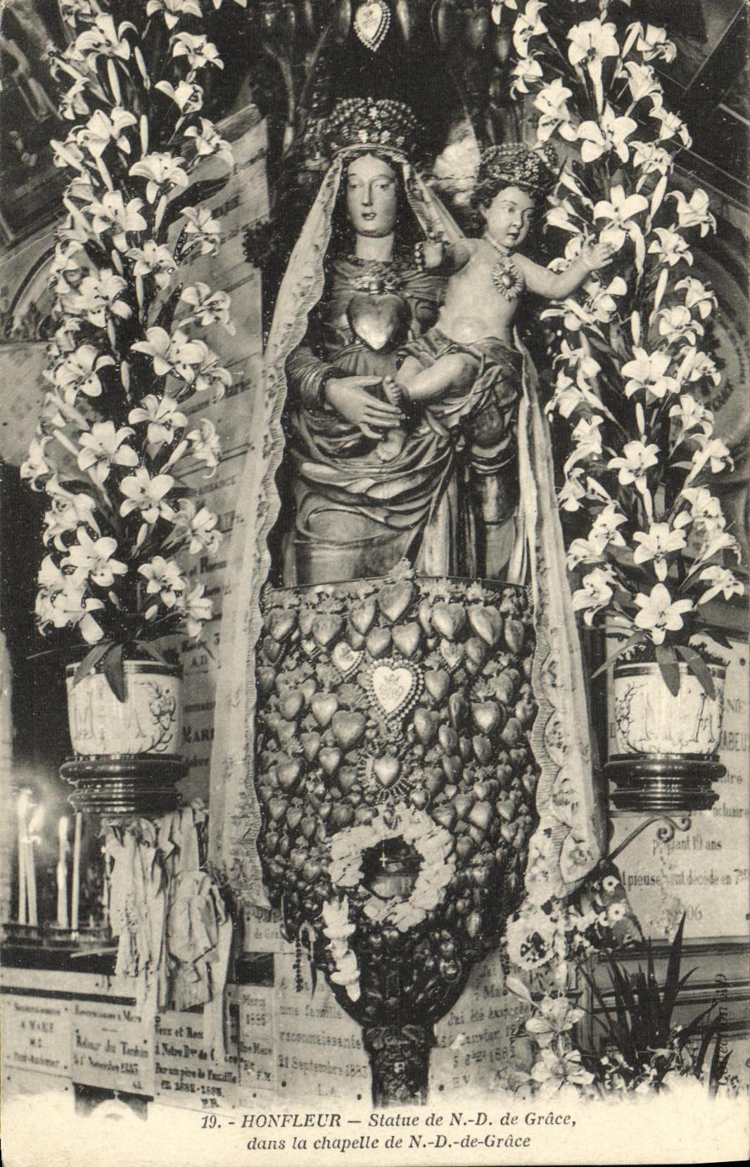 Camara acorazada de Honfleur de la POSTAL de la VENDIMIA del ND de la tolerancia en la camara acorazada del ND de la tolerancia