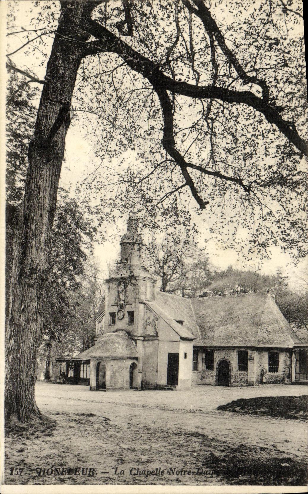 CPA Honfleur La Chapelle Notre Dame de Grace