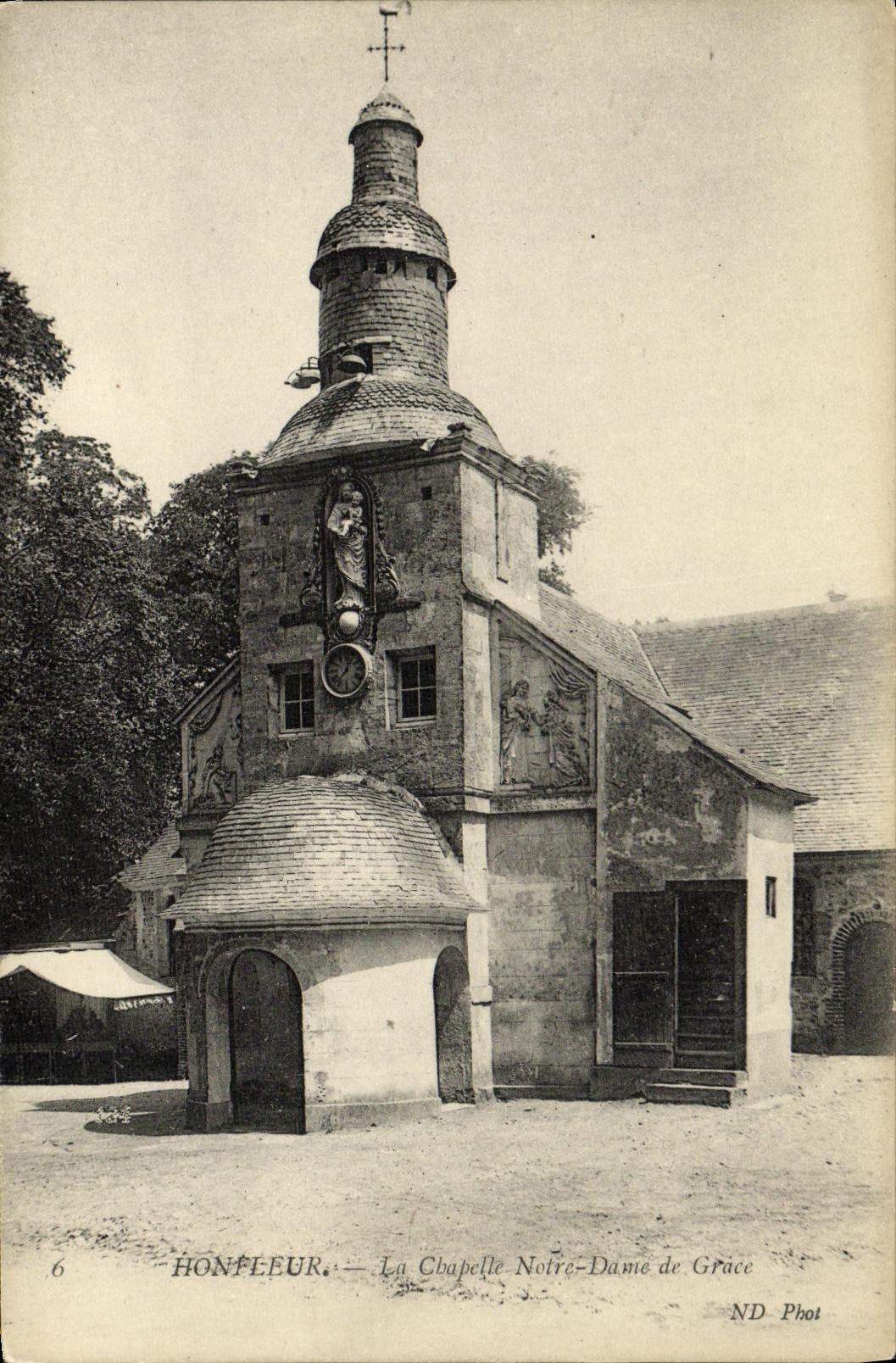 CPA Honfleur La Chapelle Notre Dame de Grace