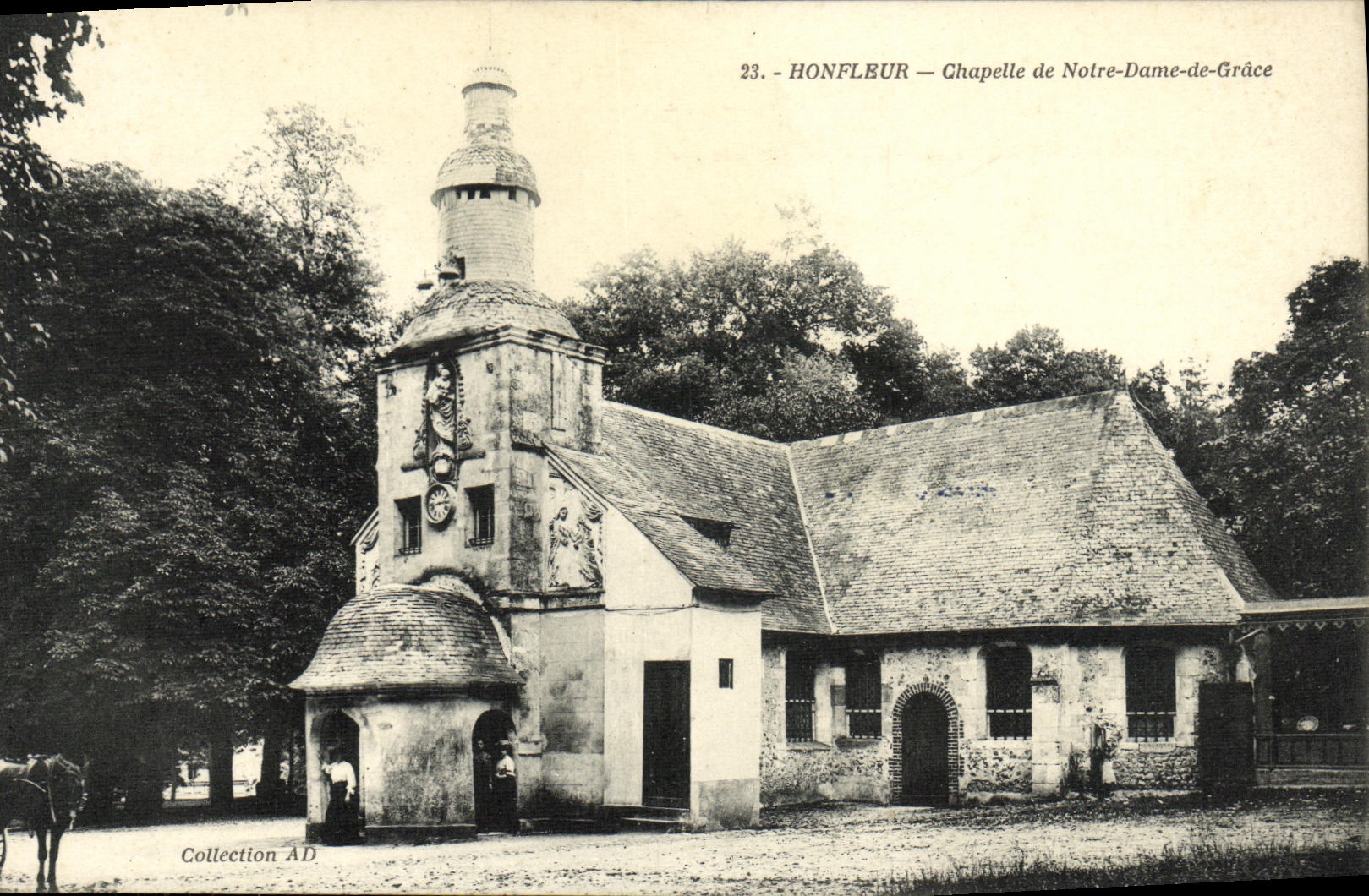 CPA Honfleur La Chapelle Notre Dame de Grace