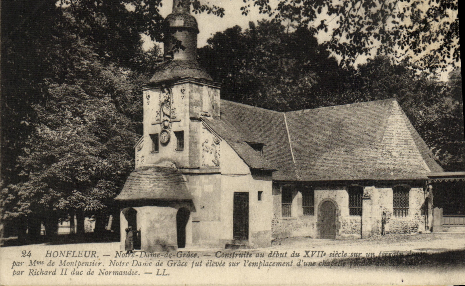 CPA Honfleur Chapelle Notre Dame de Grace