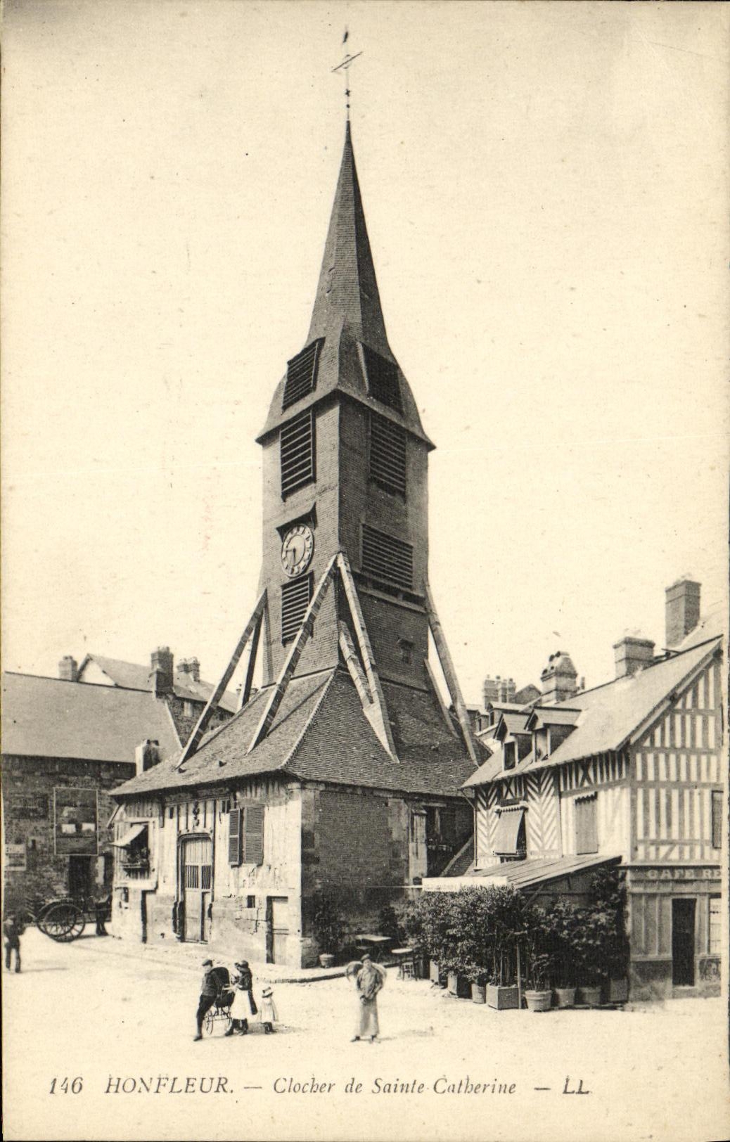 CPA Honfleur L Eglise Saint Catherine