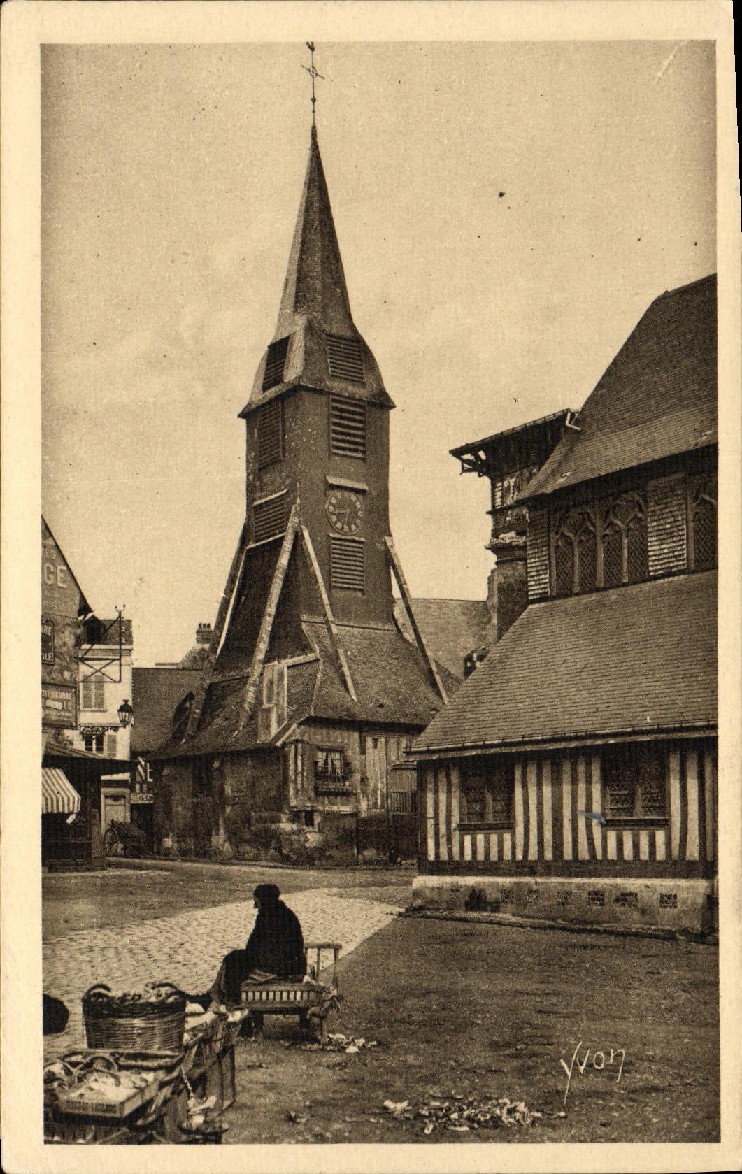 CPA Honfleur Eglise Saint Catherine