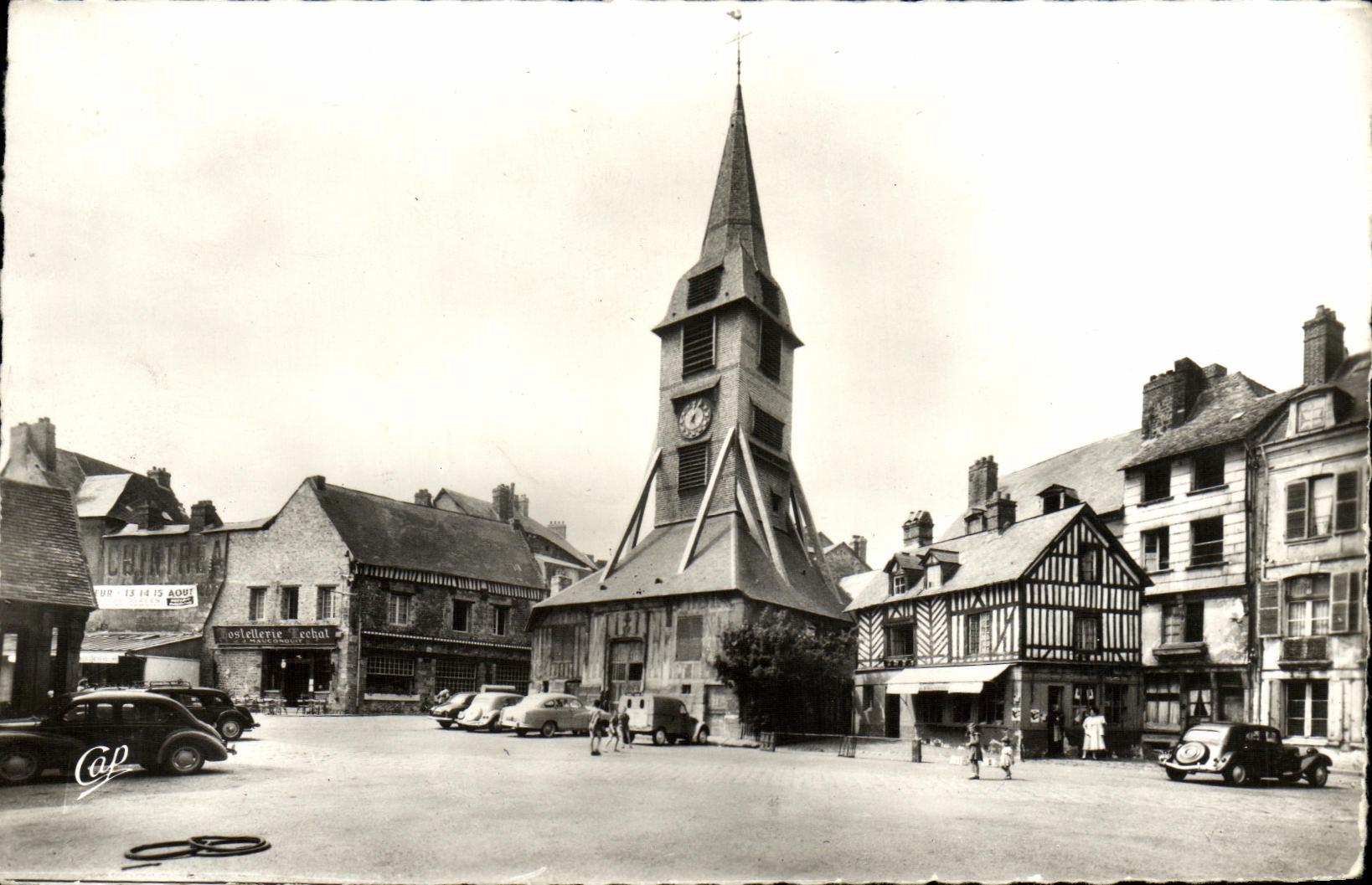 POSTAL MODERNA Campana torre de Honfleur de L iglesia Sainte Catherine