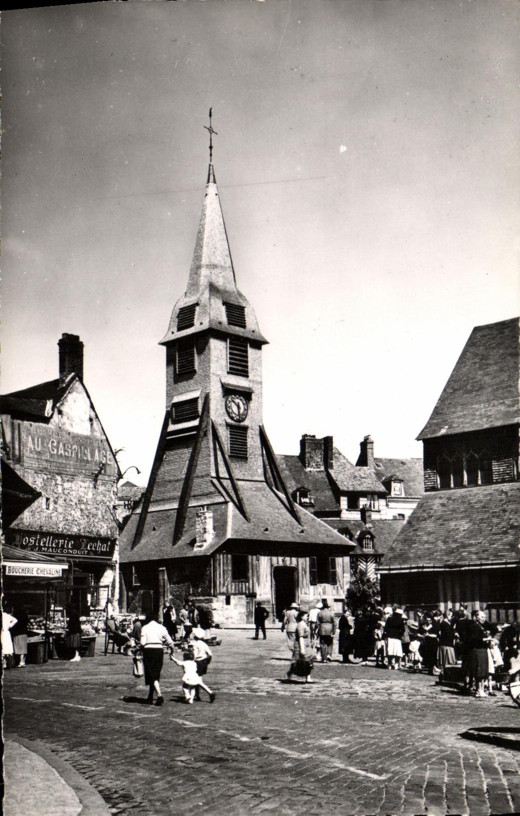 CPM Honfleur Le Clocher Sainte Catherine