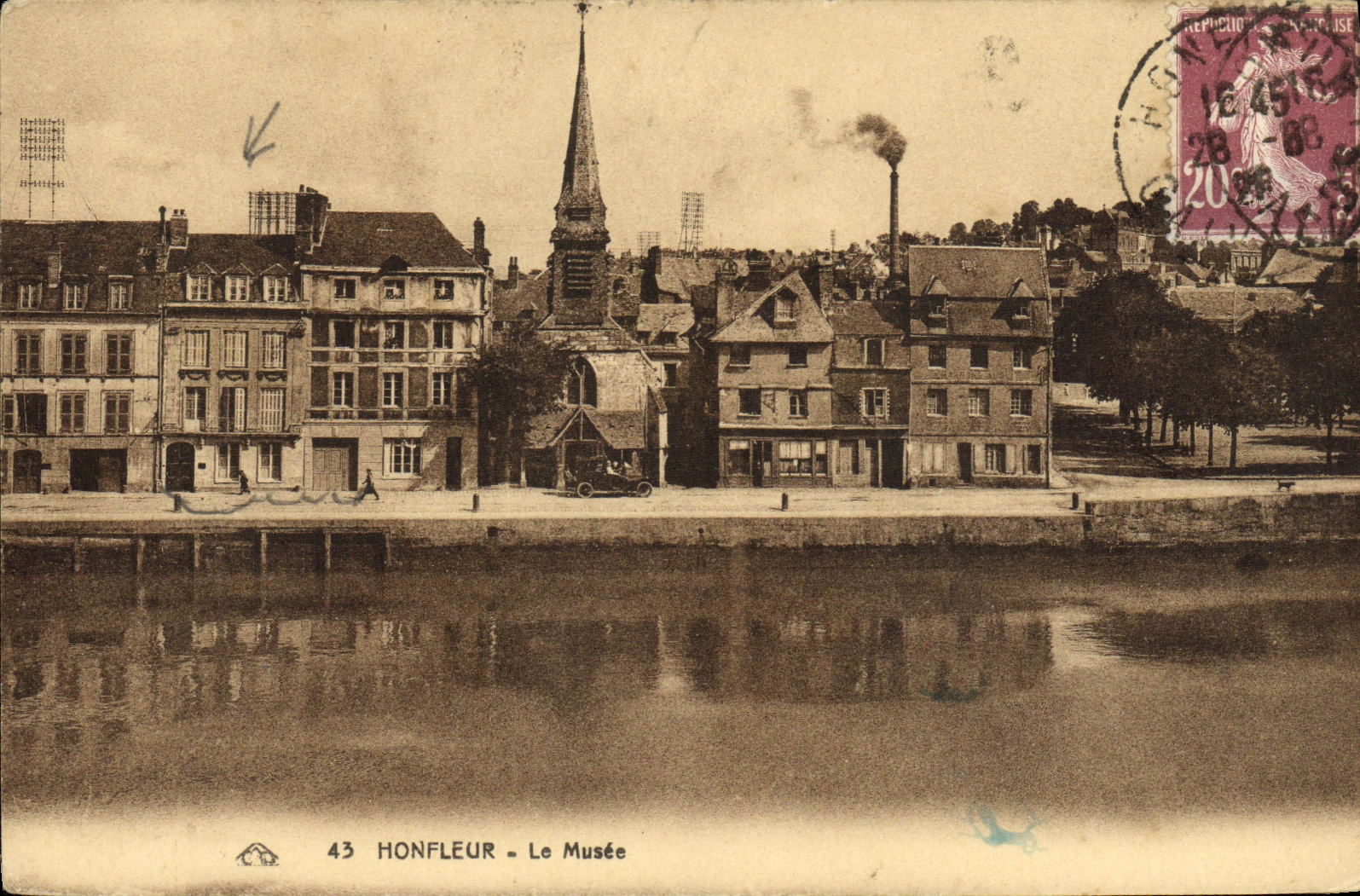 Museo de Honfleur de la POSTAL de la VENDIMIA