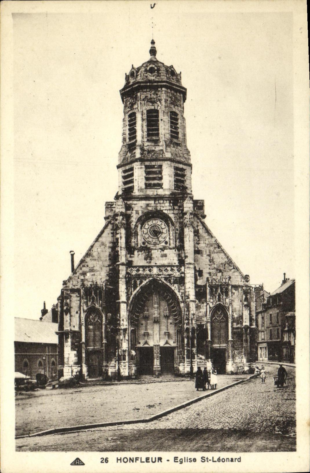 CPA Honfleur L Eglise St Leonard