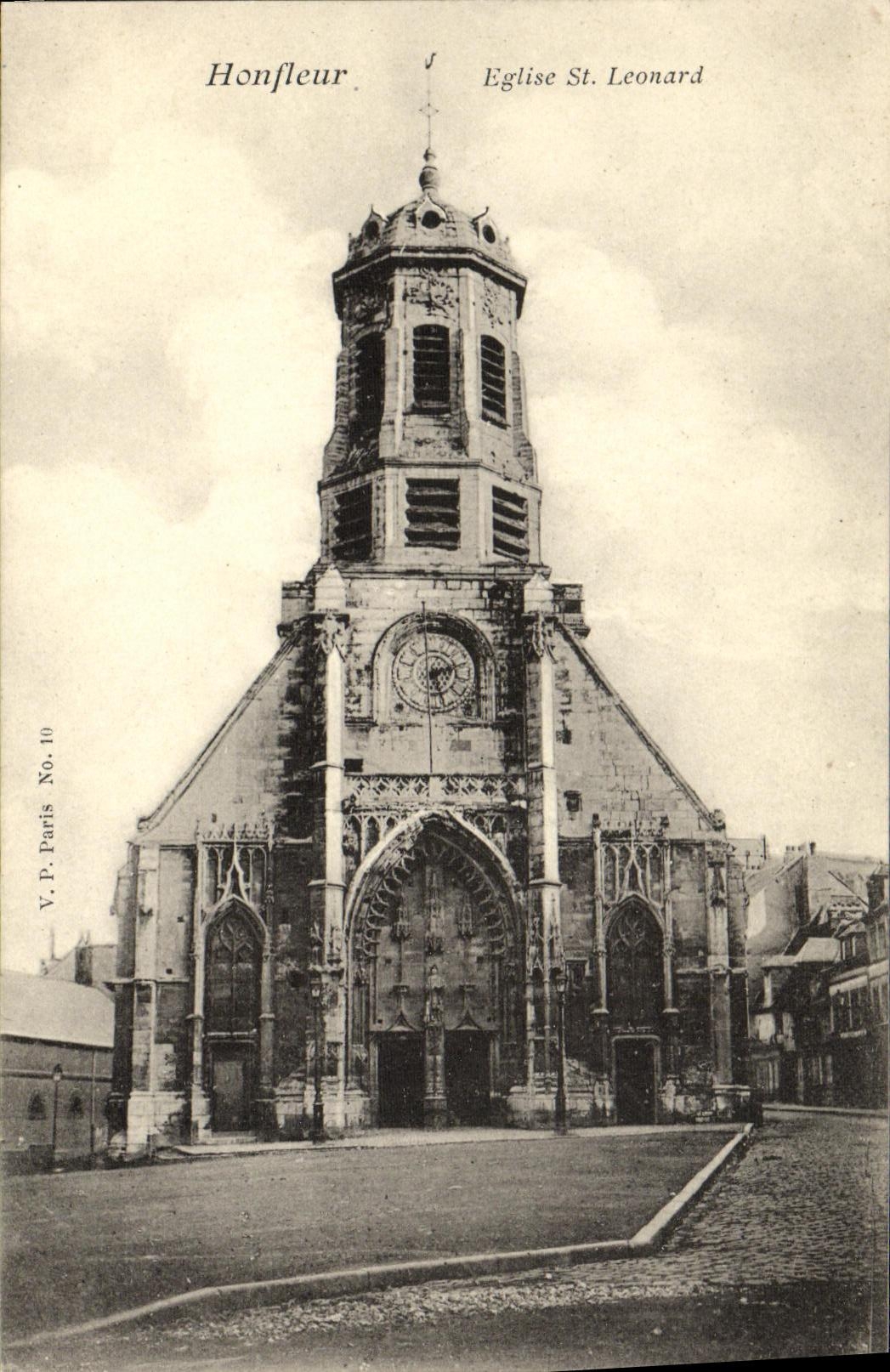 CPA Honfleur L Eglise St Leonard