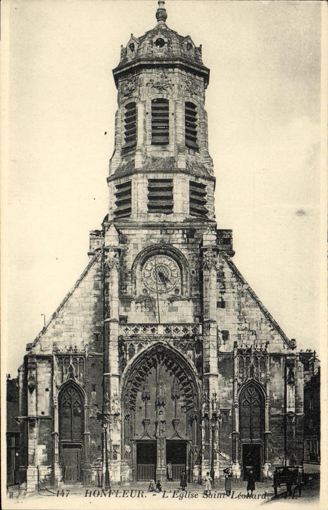 CPA Honfleur L Eglise St Leonard