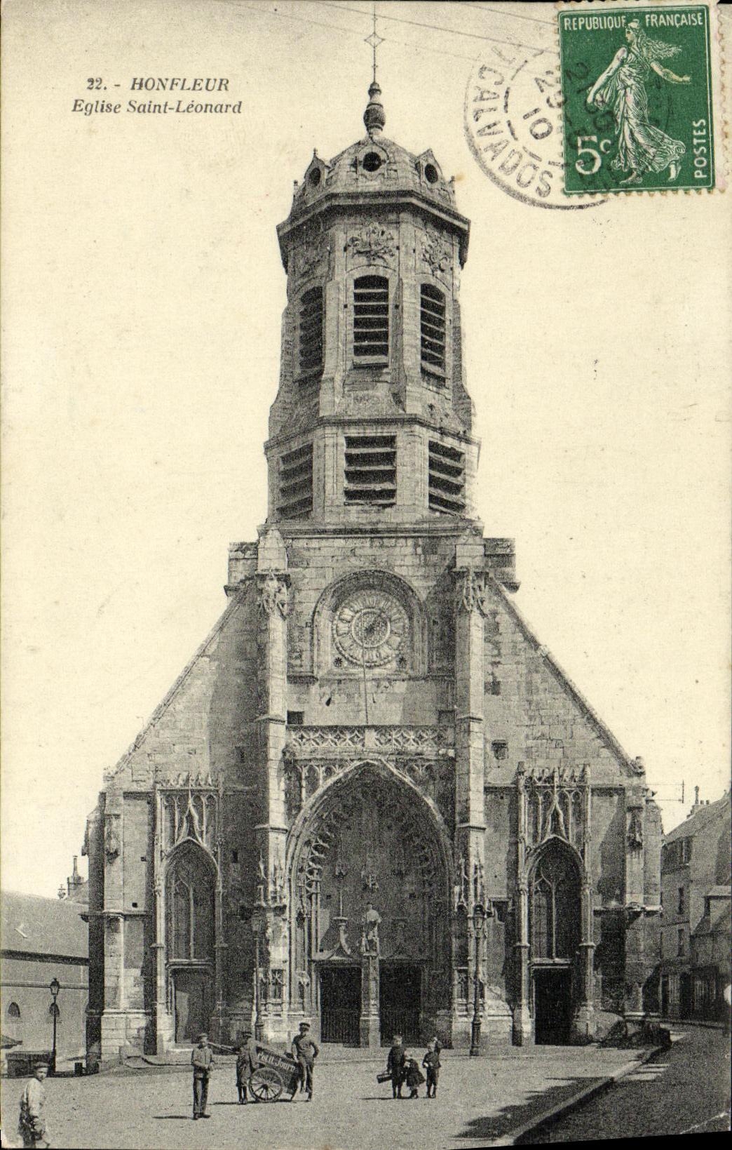CPA Honfleur L Eglise St Leonard