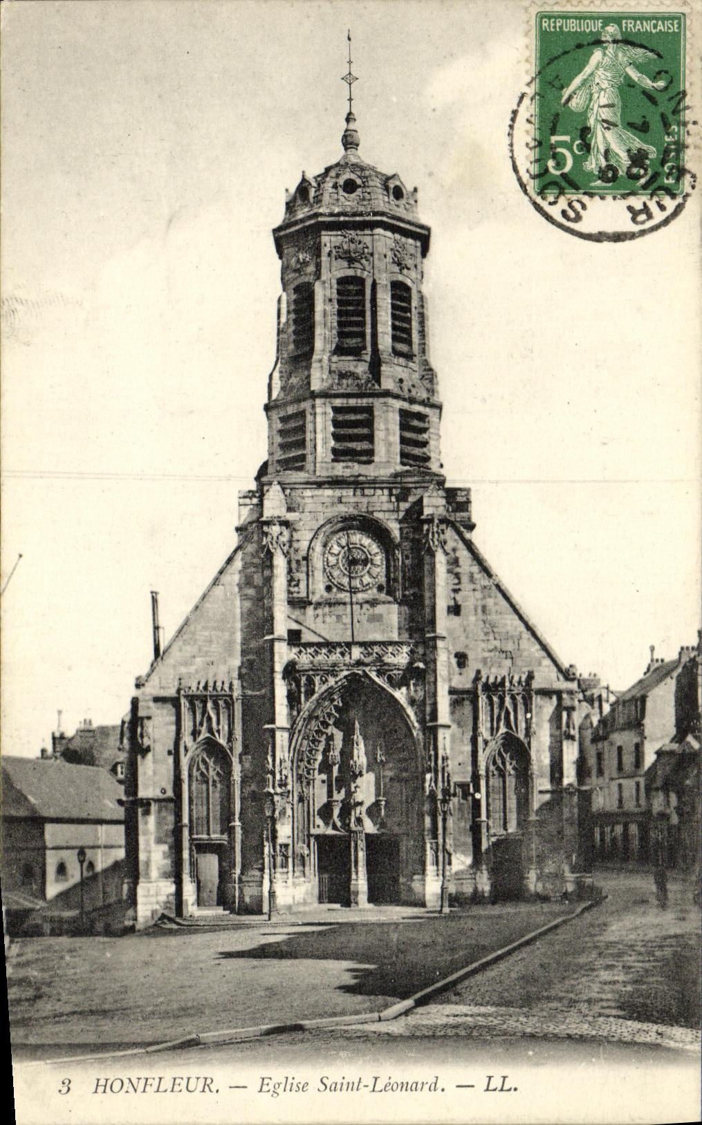 CPA Honfleur L Eglise St Leonard