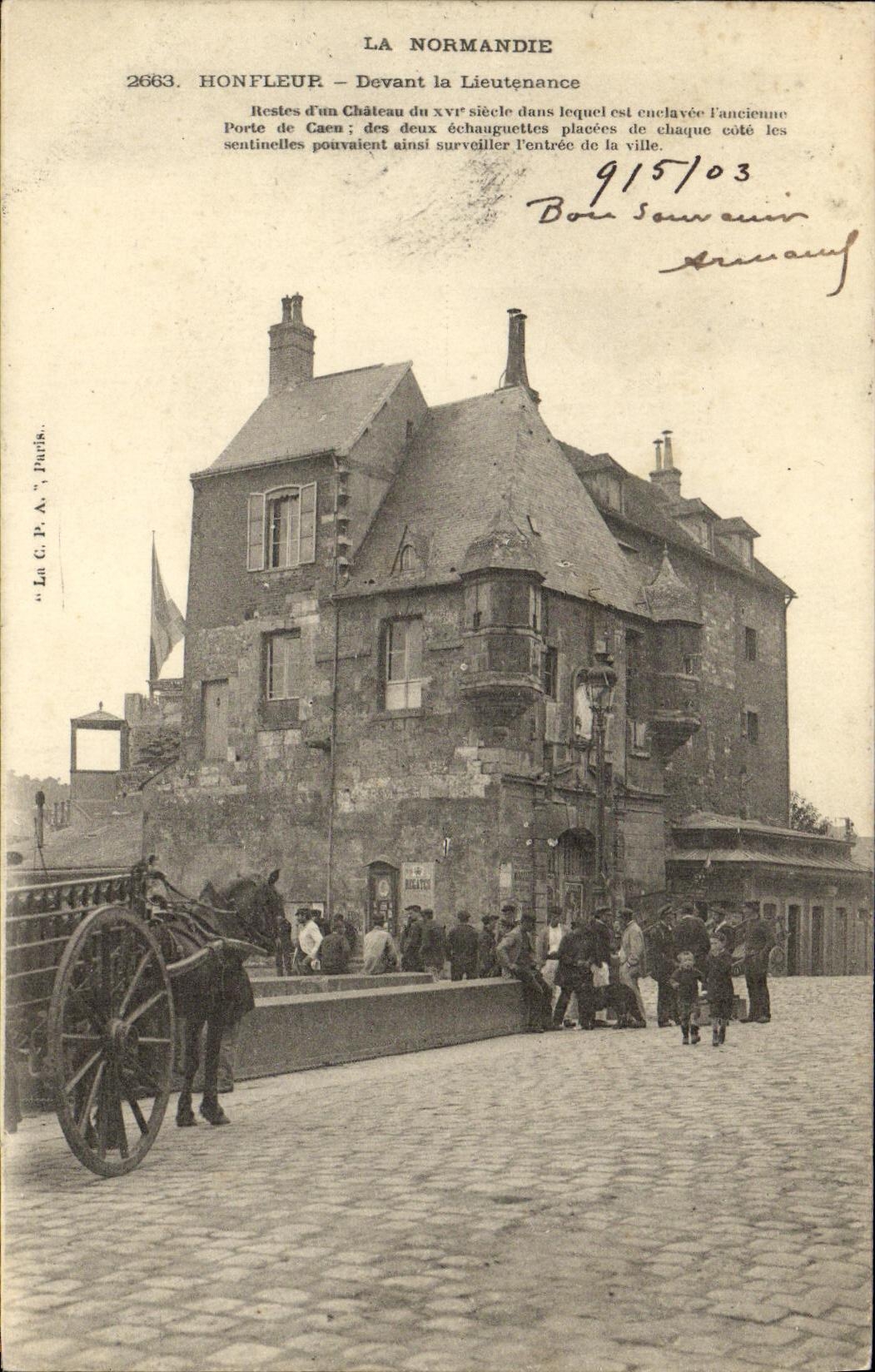 CPA Honfleur La Lieutenance 