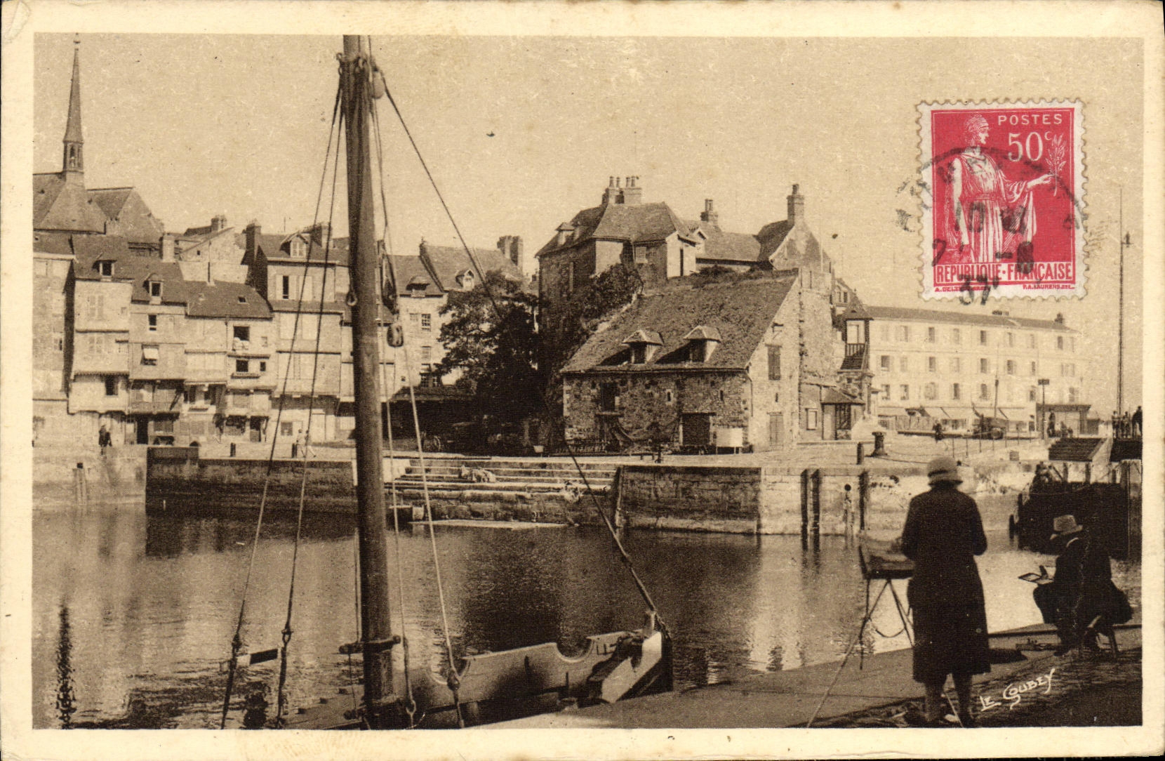CPA Honfleur La Lieutenance 