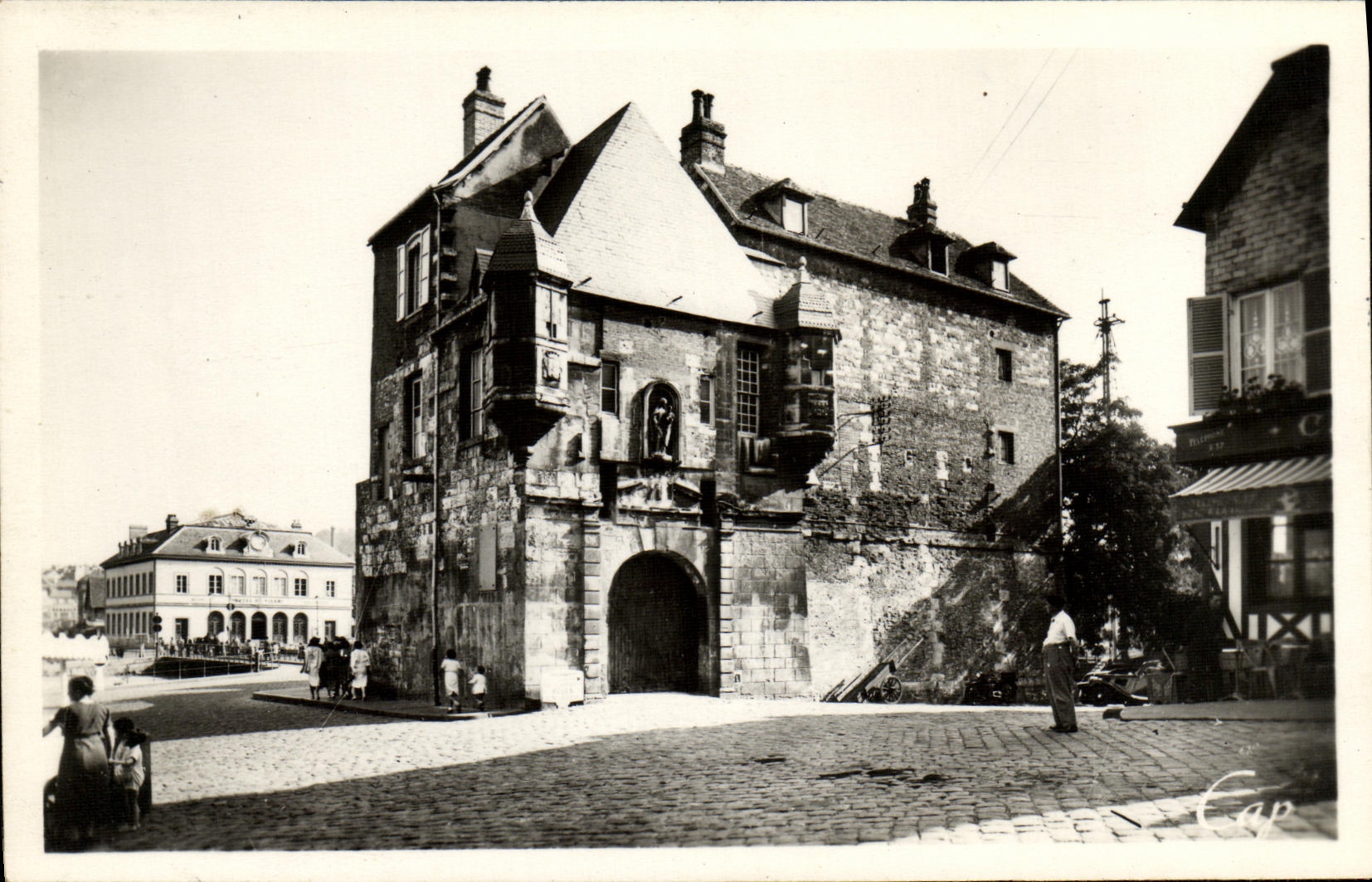 POSTAL MODERNA lugartenencia de Honfleur