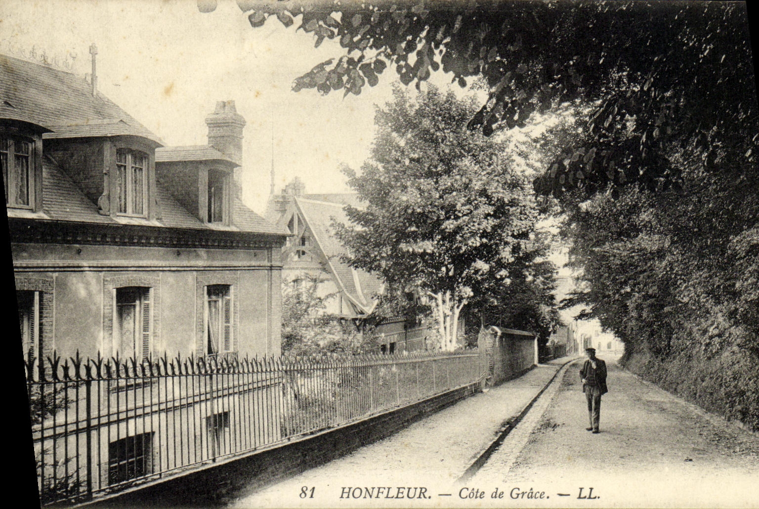 CPA Honfleur Cote de Grace 