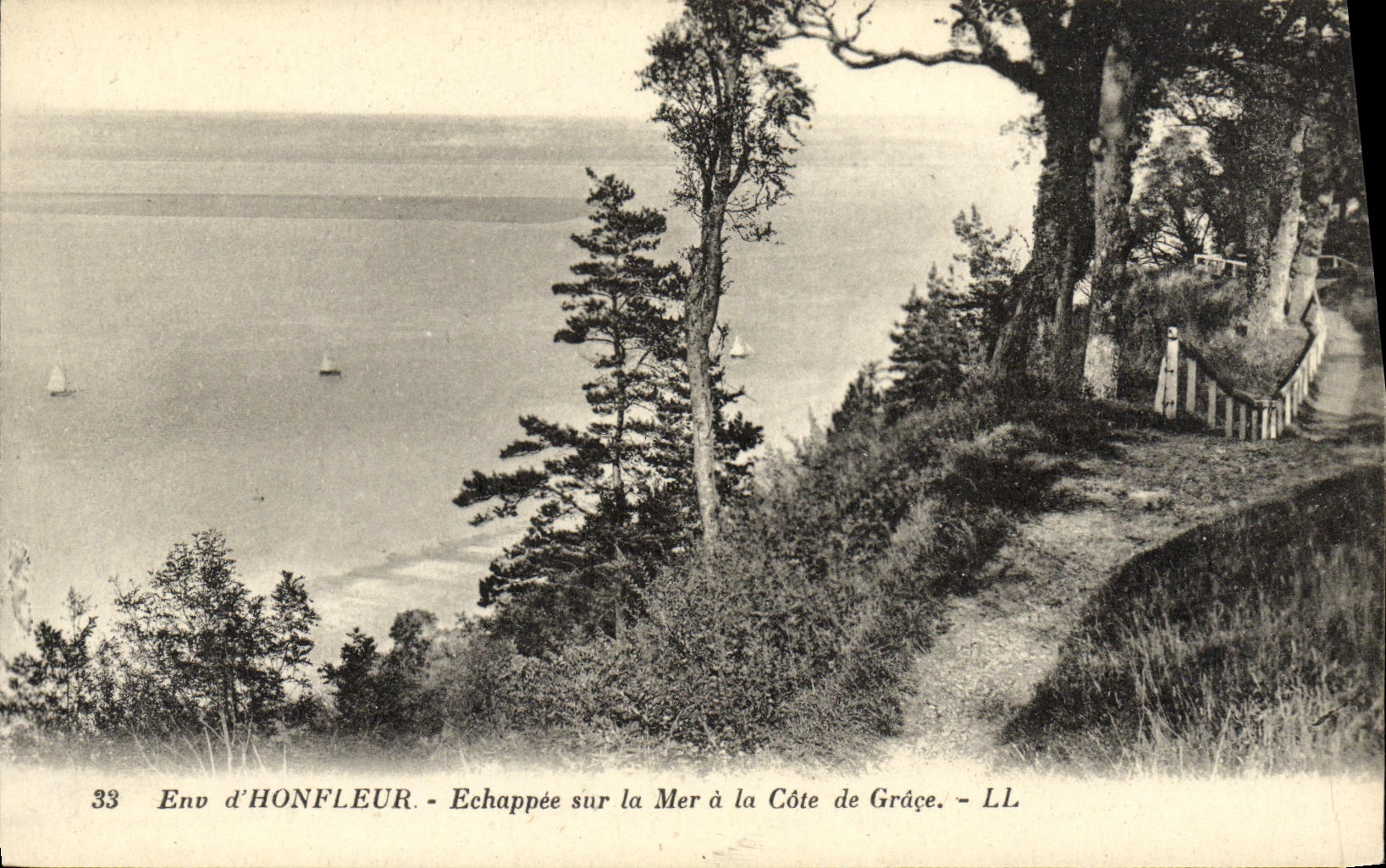 CPA Environs de Honfleur Echappee sur la mer a la cote de Grace