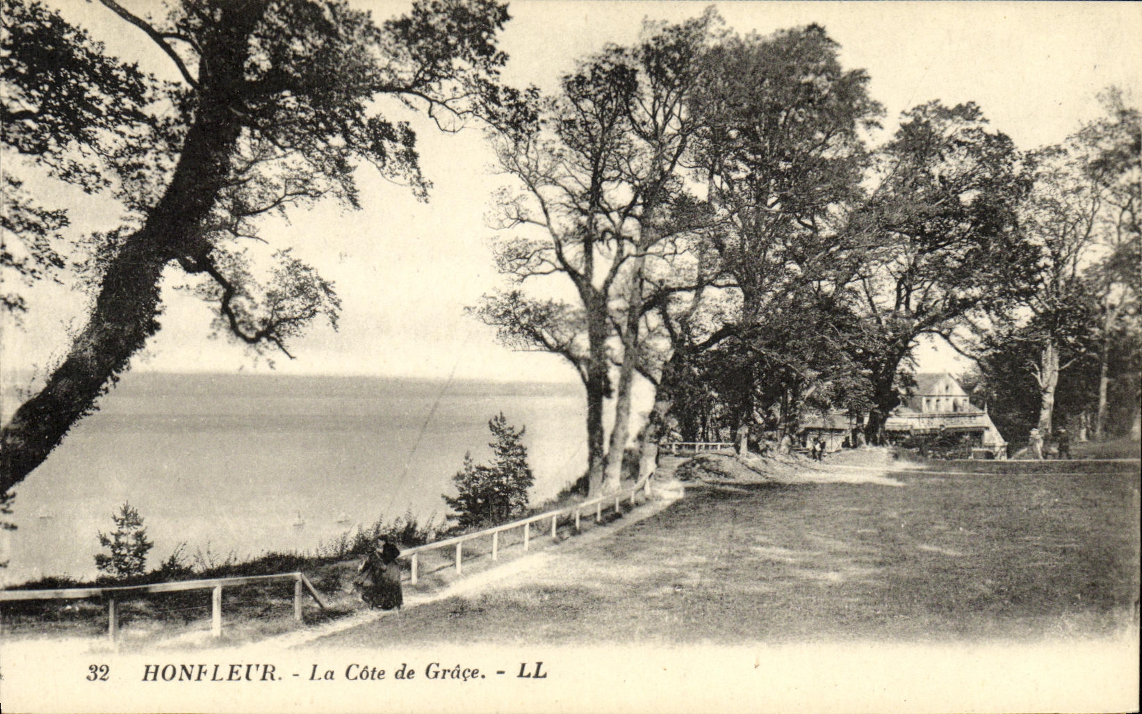 CPA Honfleur La cote de Grace